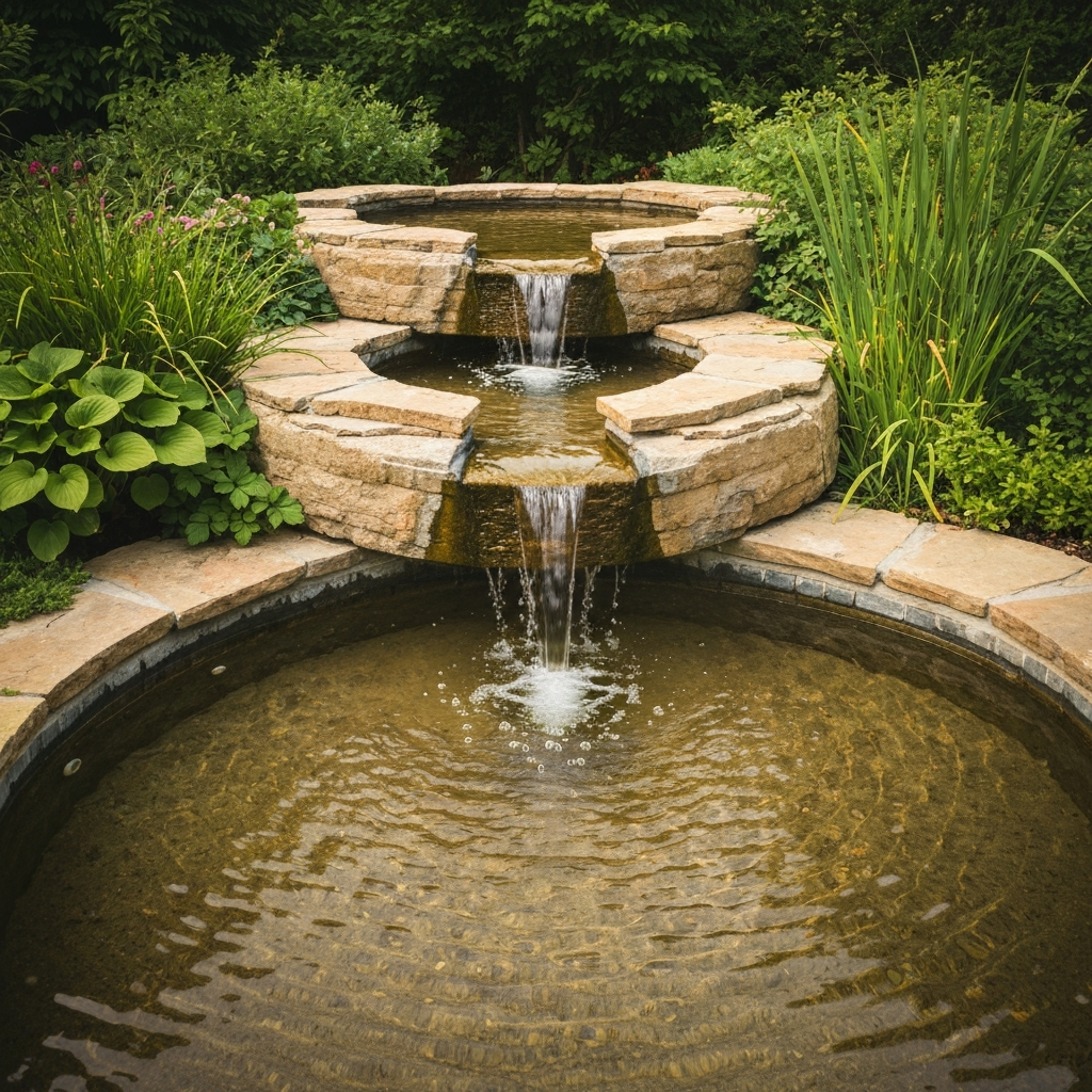 Natural stone installation