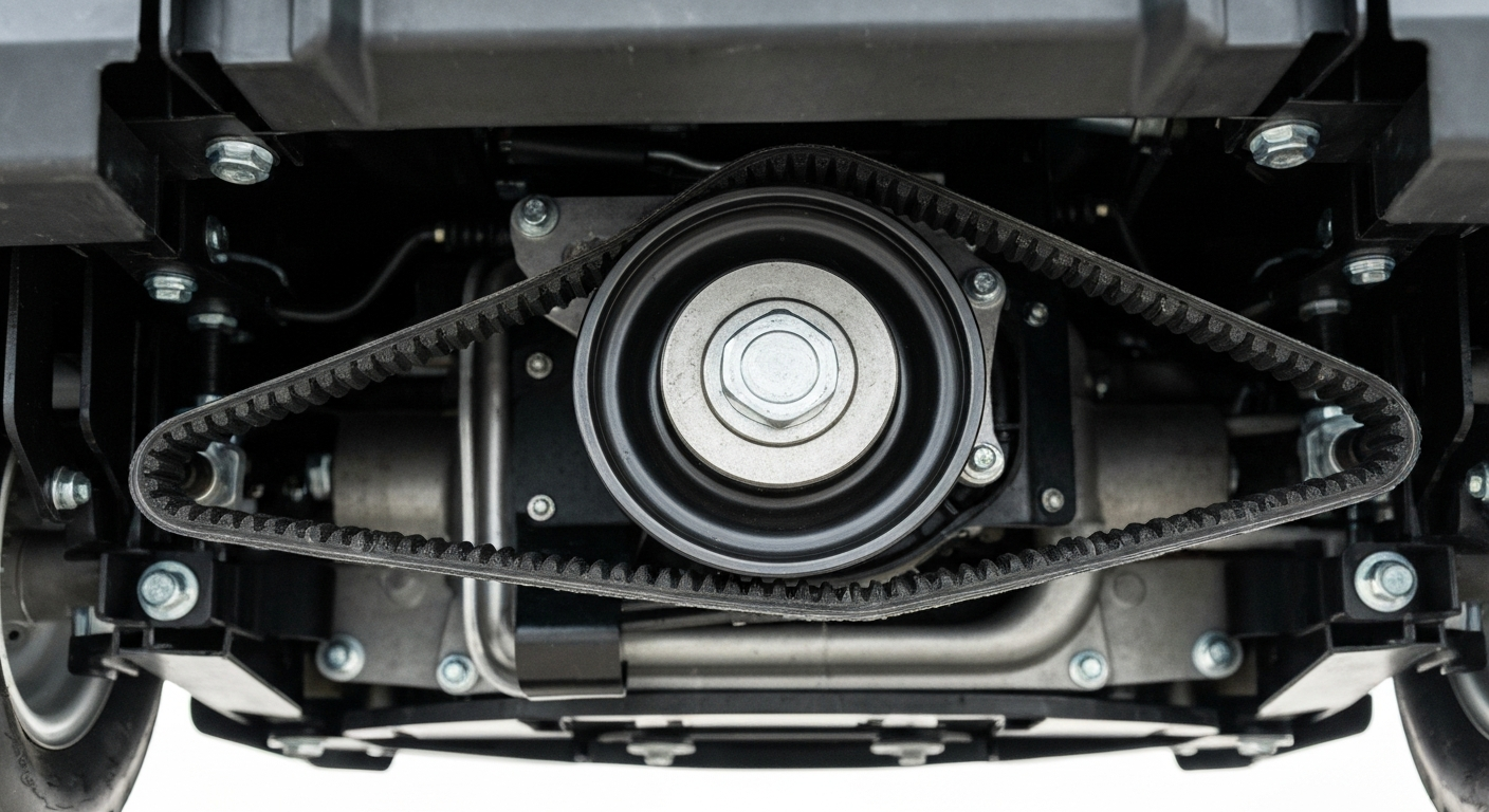 Drive belt and pulley inspection