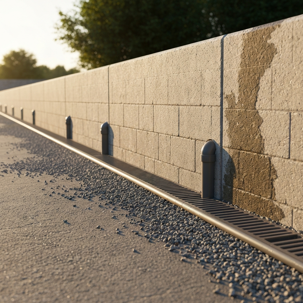 Drainage installation