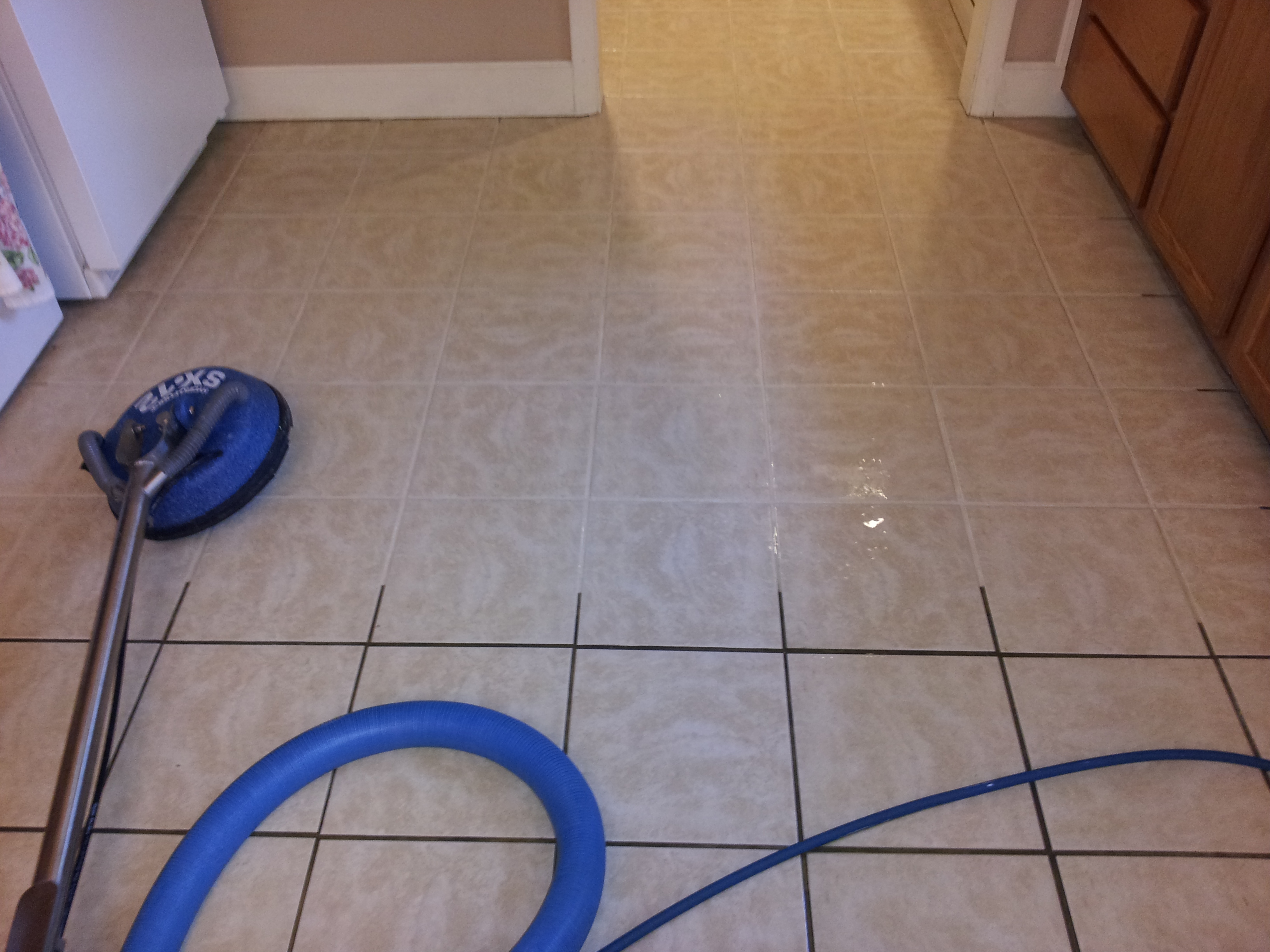 Tile Cleaning Process