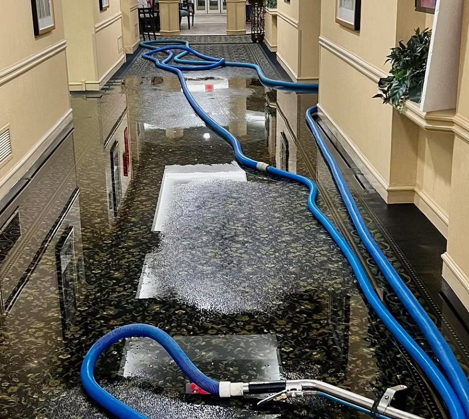 Water damage extraction process
