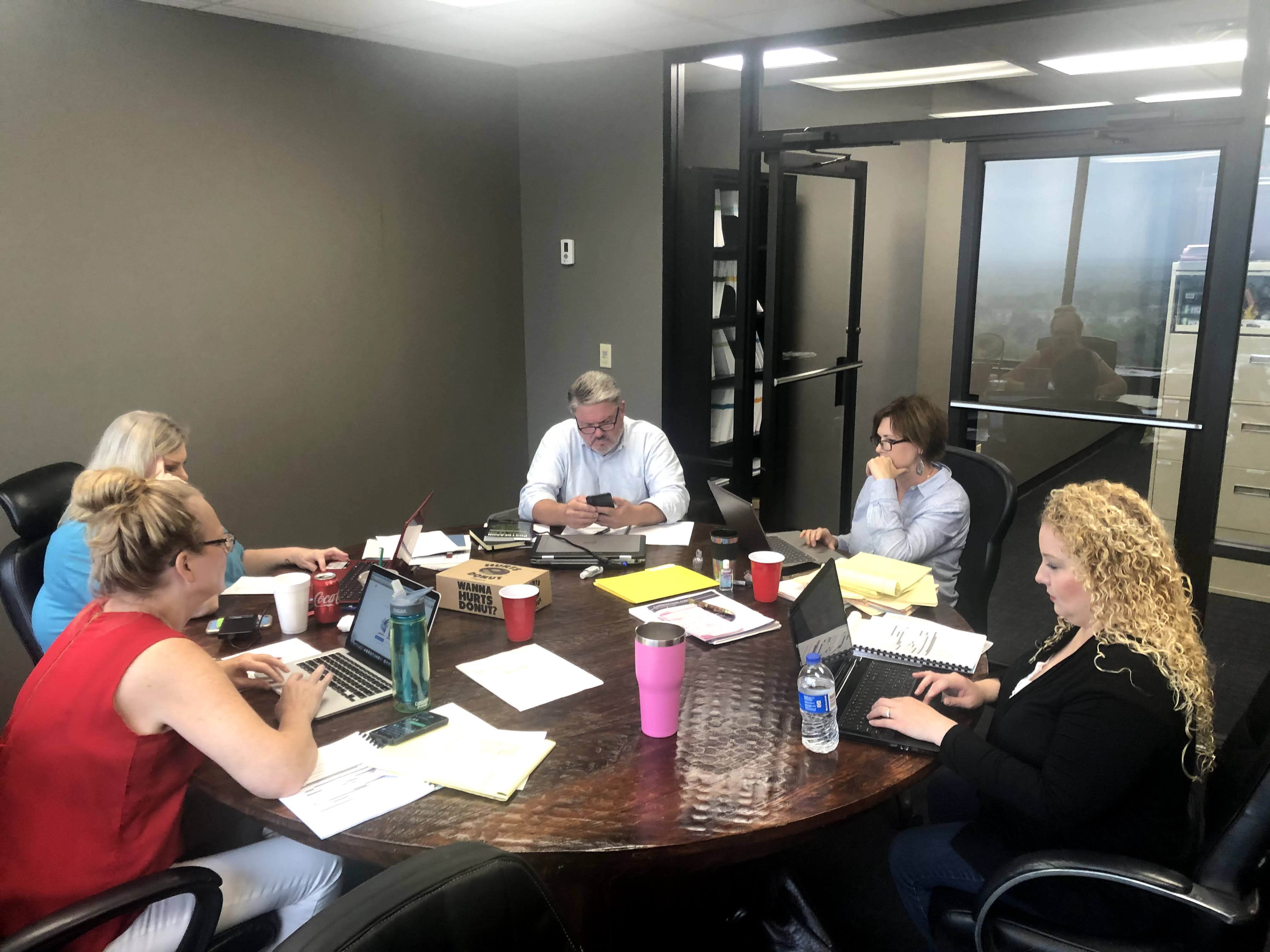 Team collaboration meeting