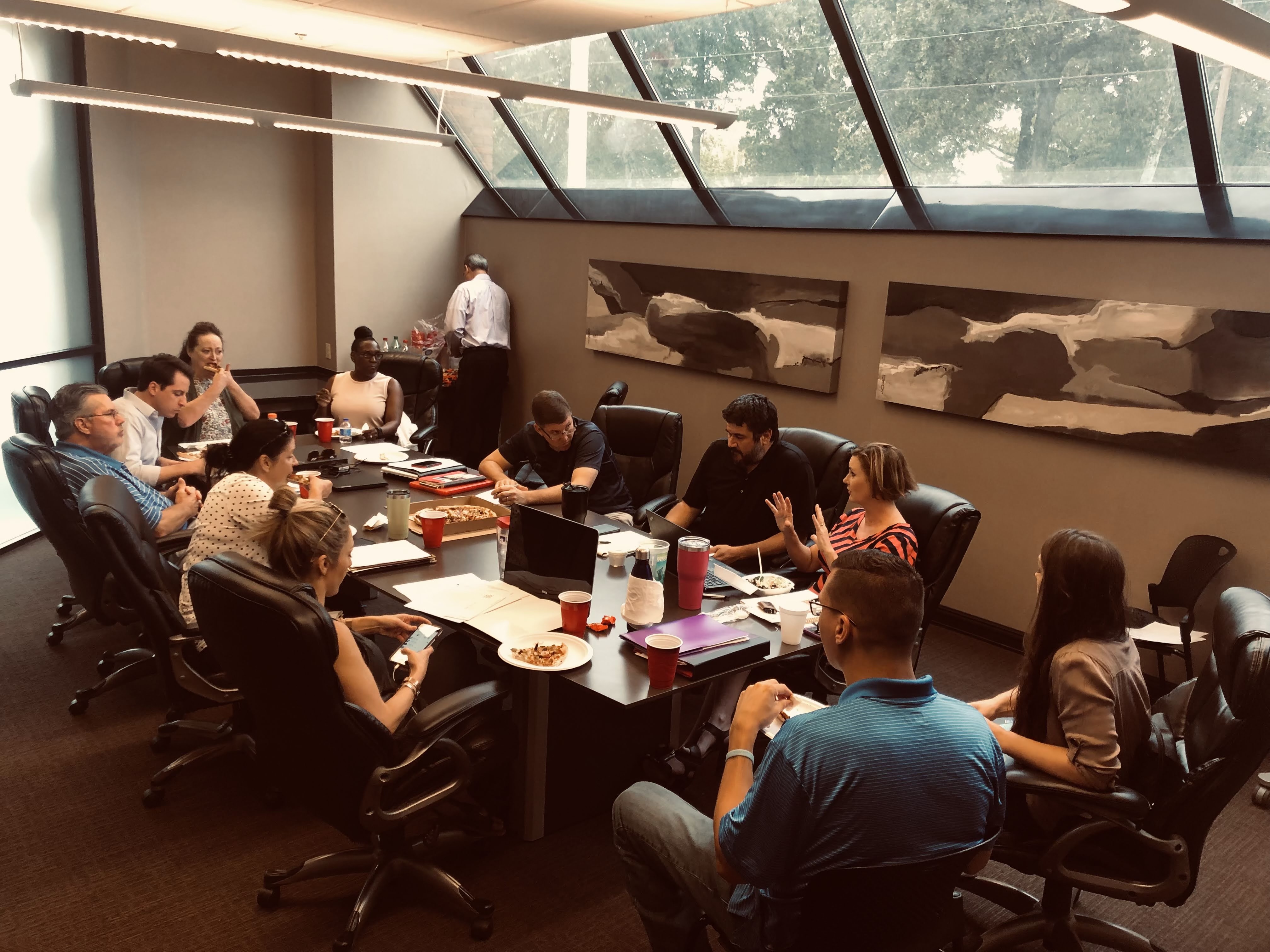 Team collaboration meeting