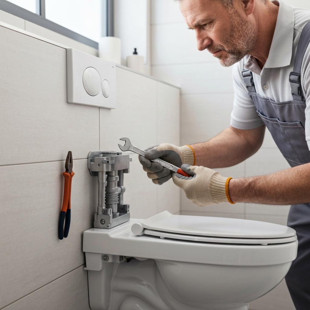 Weak toilet flush repair Singapore