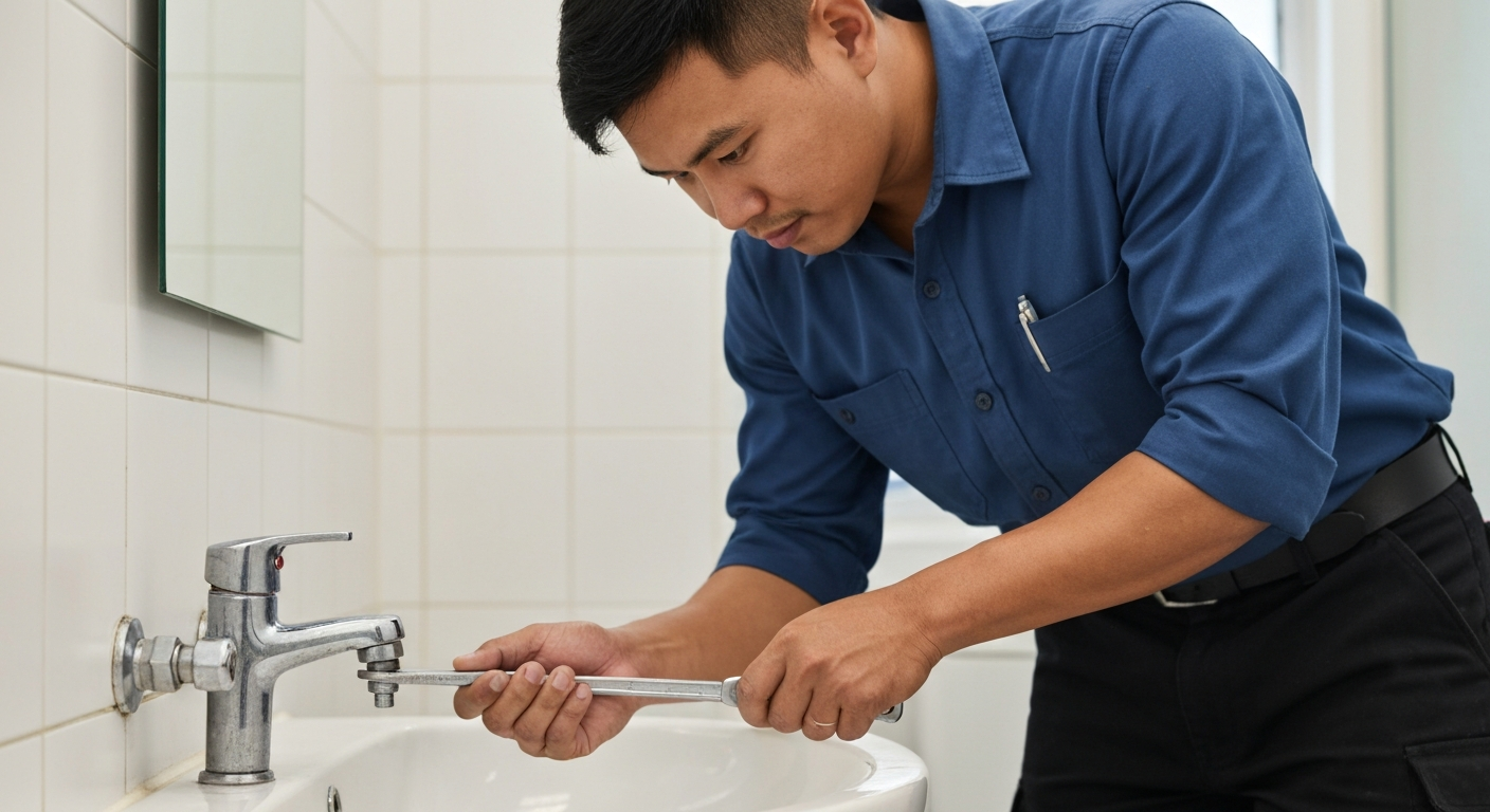 Sink tap repair Singapore handyman