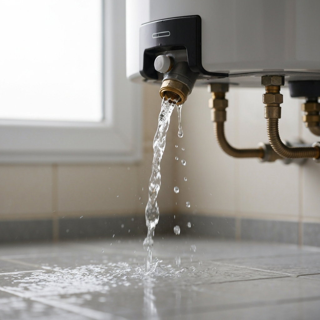 Leaking water heater pipe Singapore