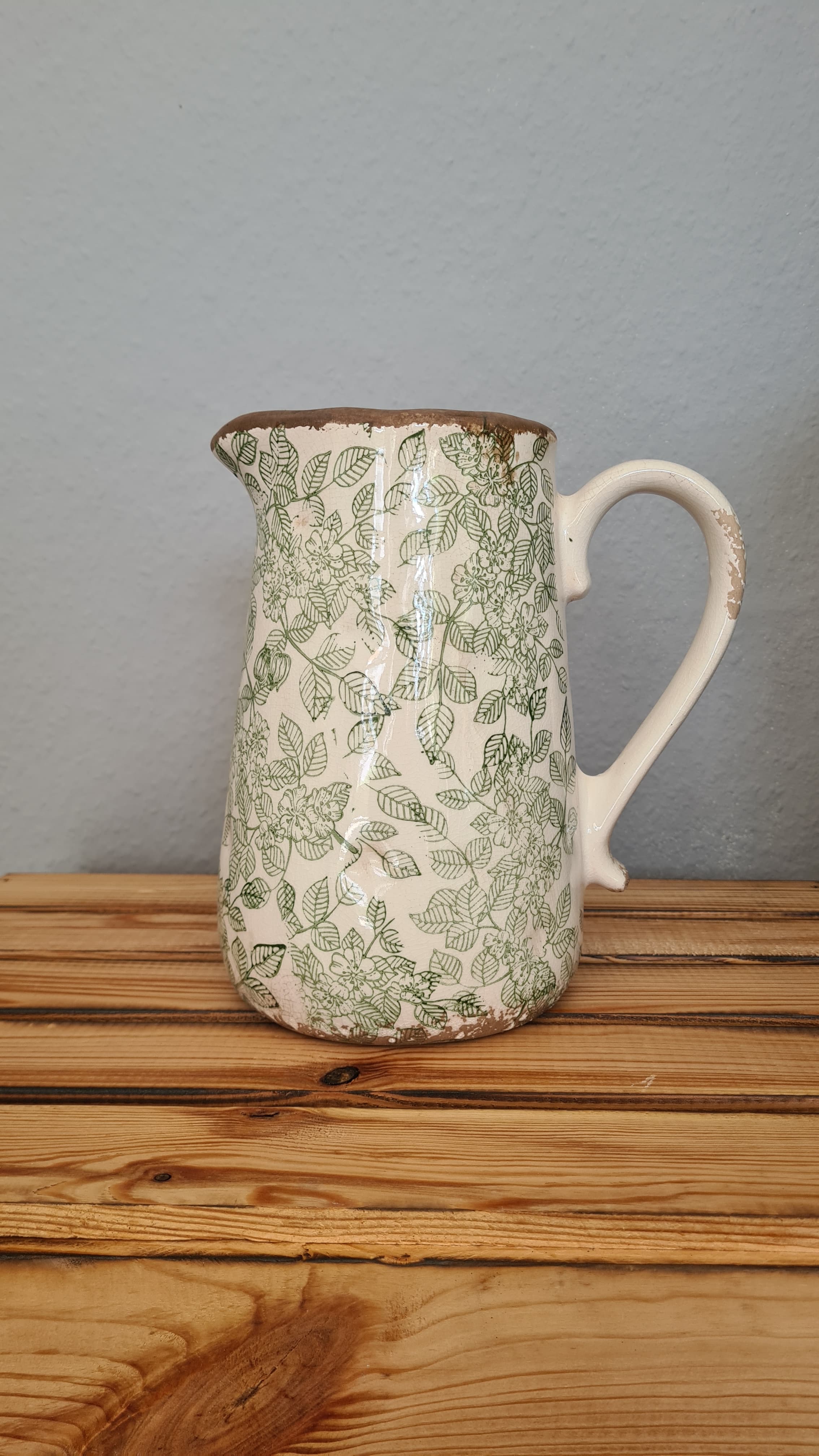 Krug Clayre & Eef weiß grün - Krüge & Geschirr aus dem Shop von Cottas Kreativlädchen Chemnitz