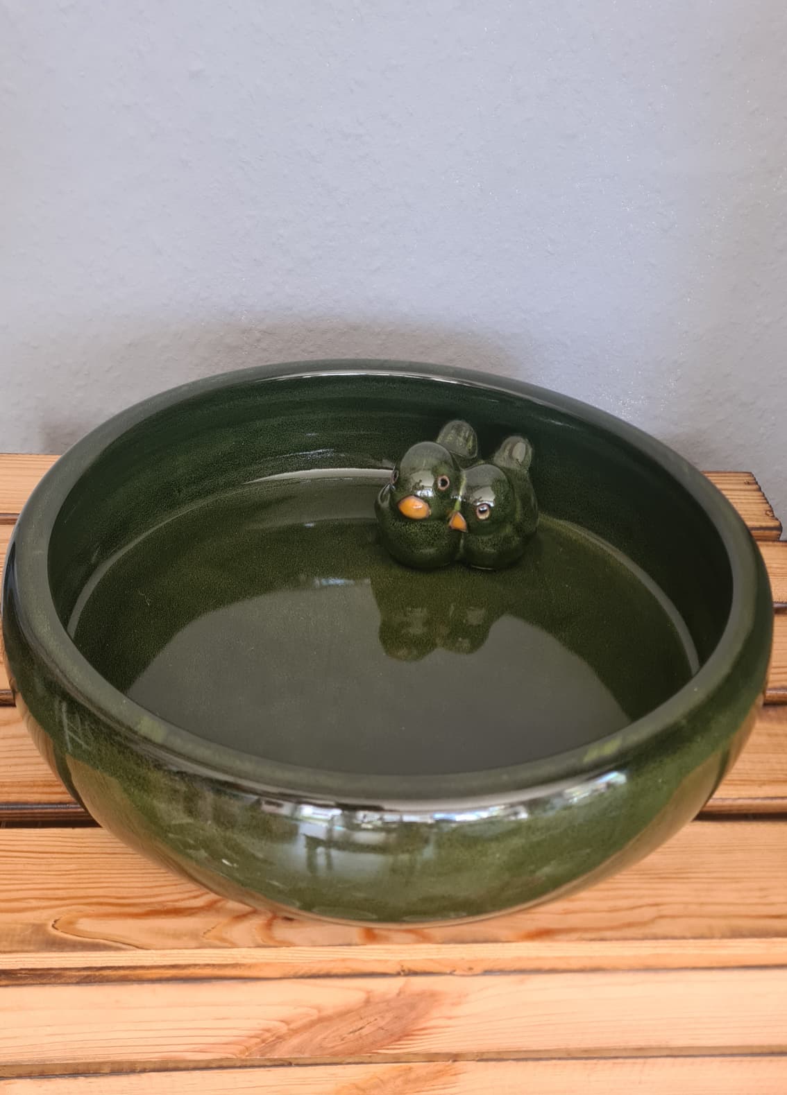 Vogeltränke Grün - Garten & Pflanzen aus dem Shop von Cottas Kreativlädchen Chemnitz