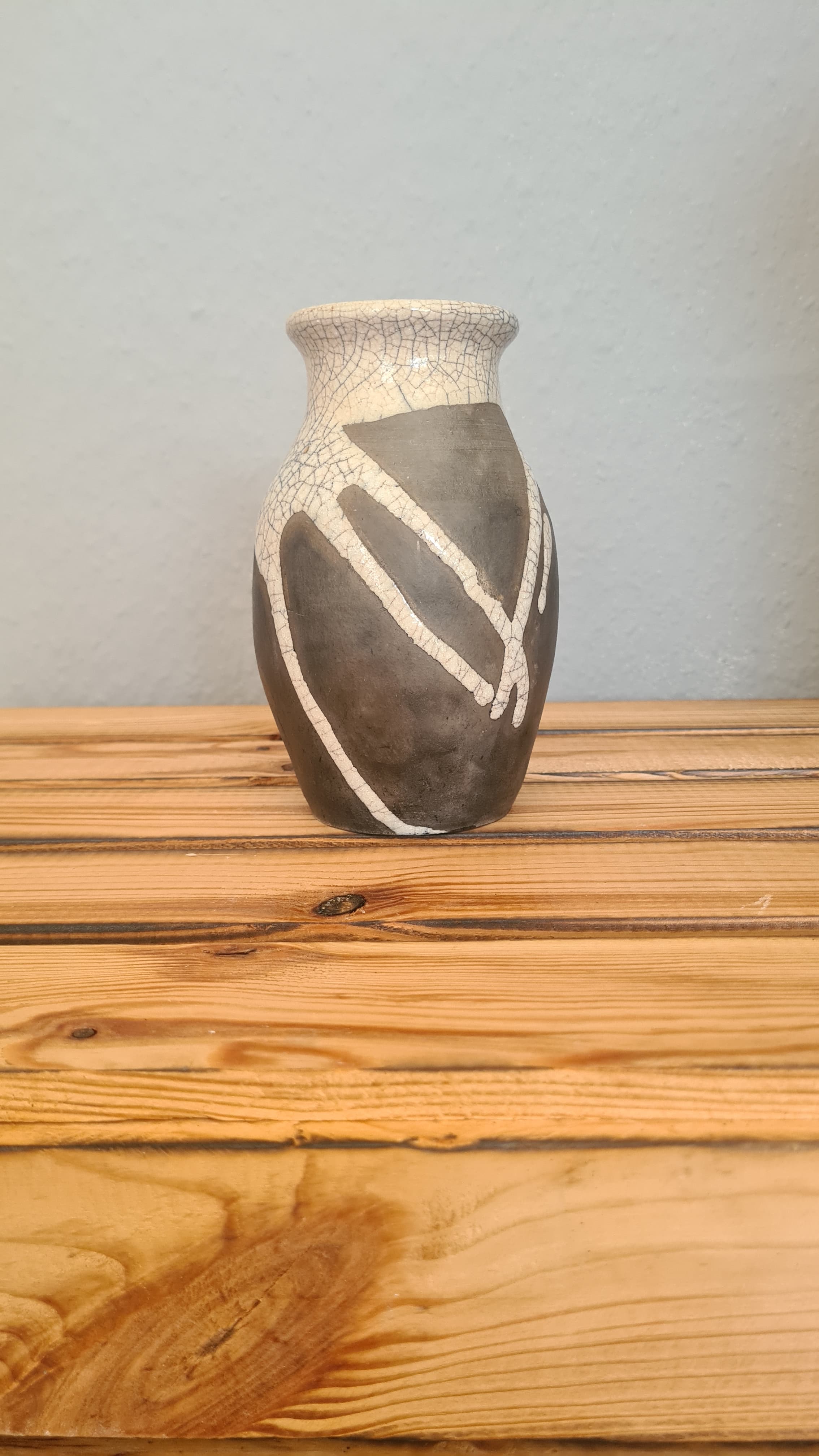 Vase Schwarz Weiß - Vasen & Töpferware aus dem Shop von Cottas Kreativlädchen Chemnitz