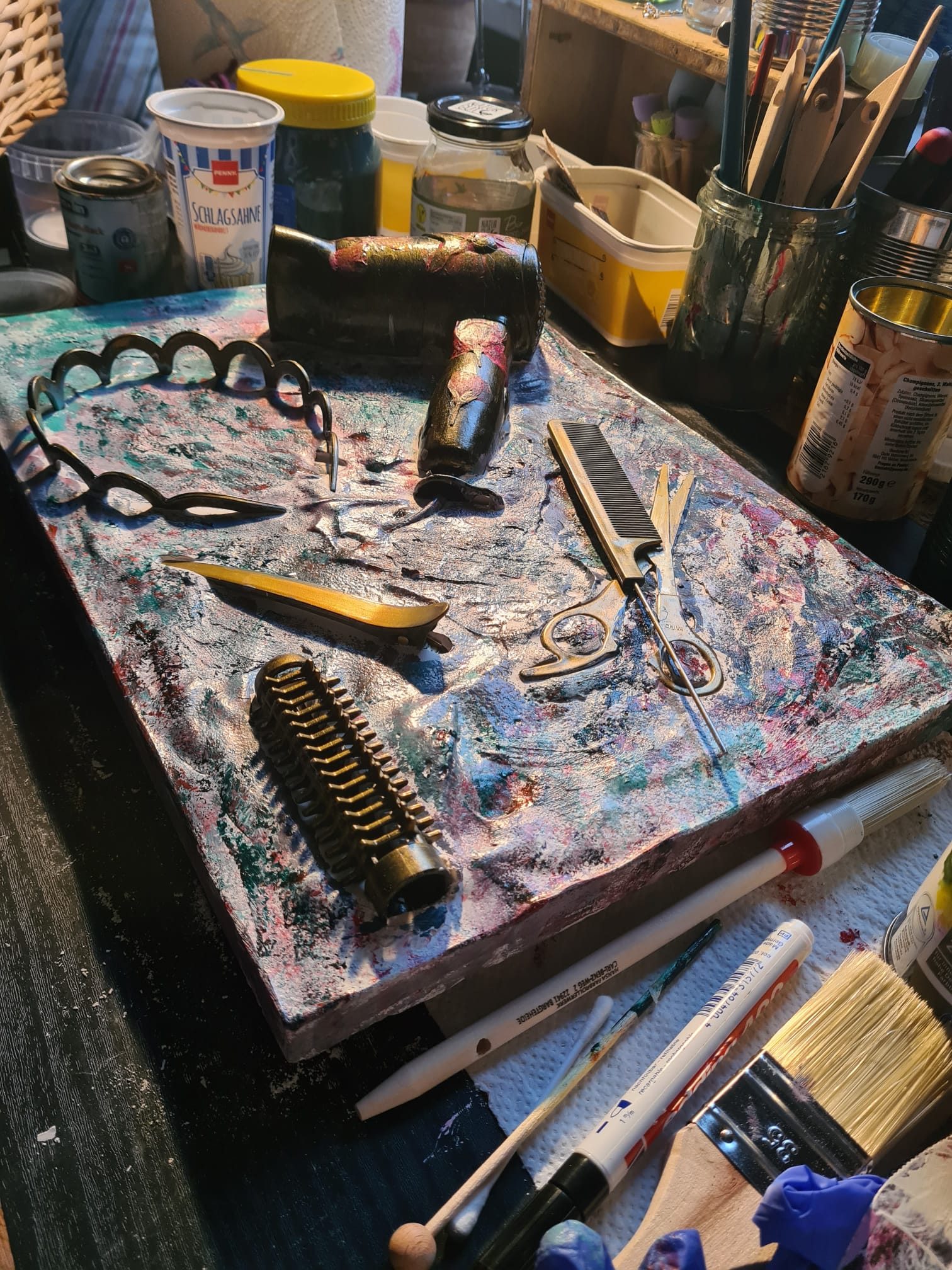 Gipsbilder & Upcycling