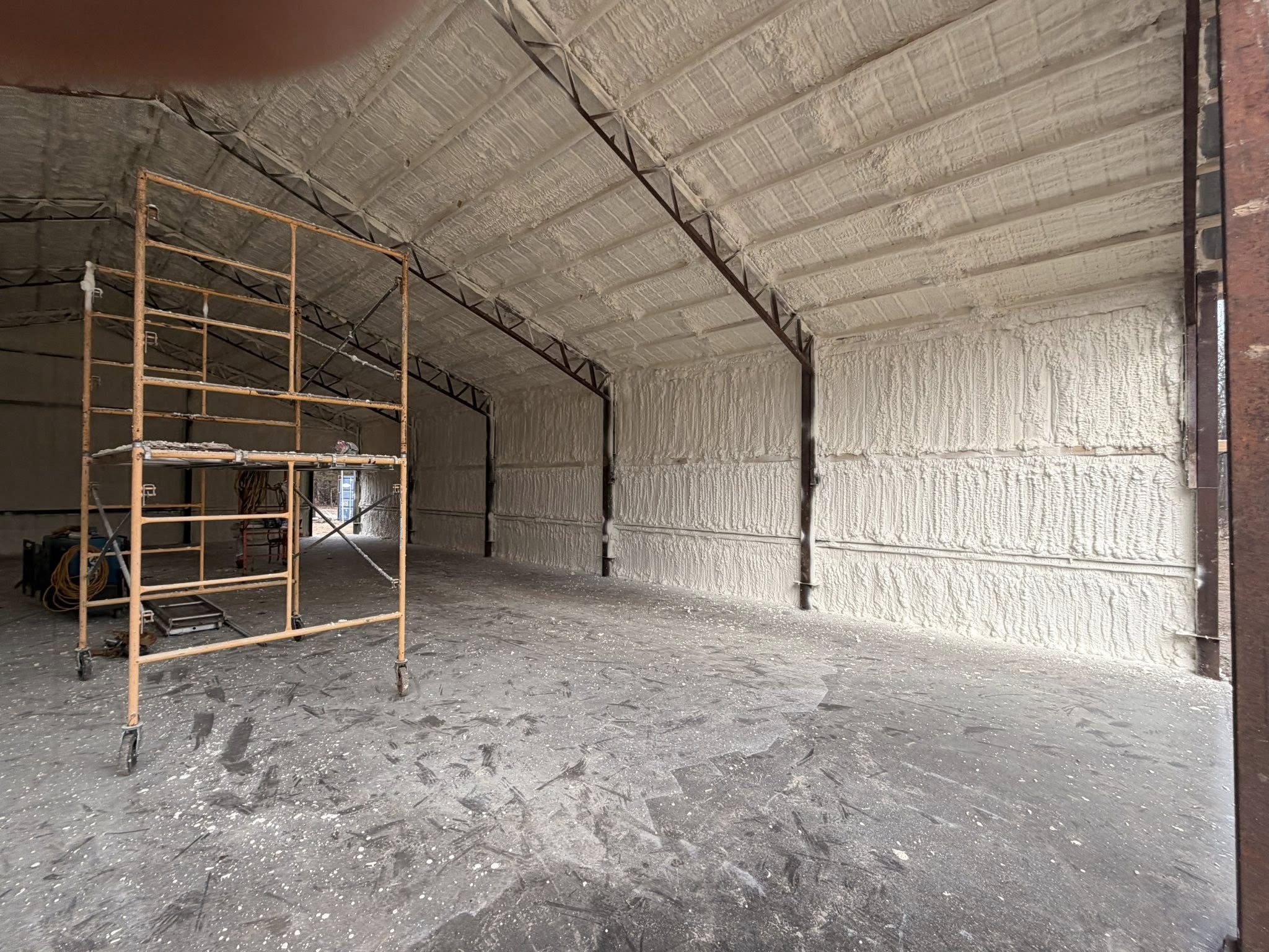 Commercial spray foam