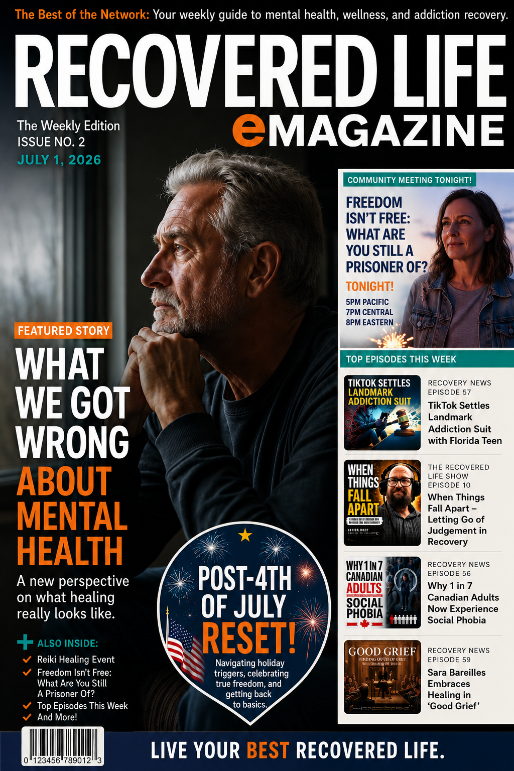 Recovered Life eMagazine July 1, 2026