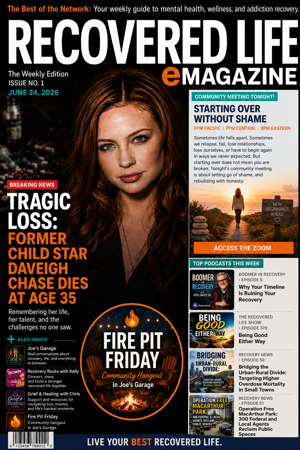 Recovered Life eMagazine June 24, 2026