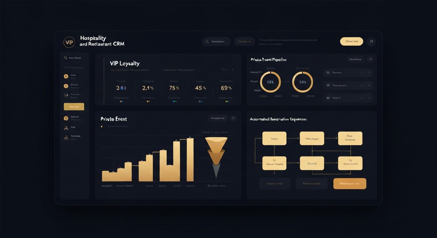 Hospitality & Restaurants CRM Dashboard