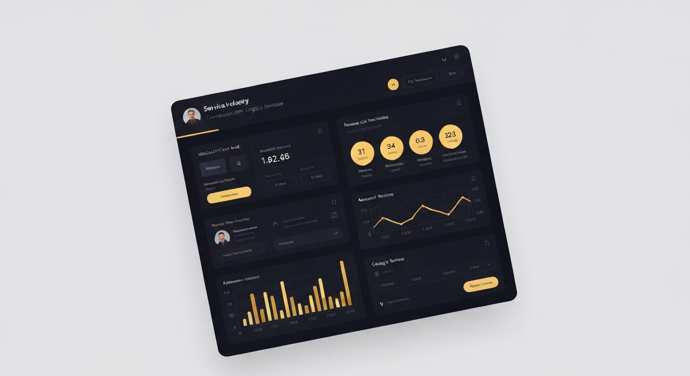 Service Professionals CRM Dashboard