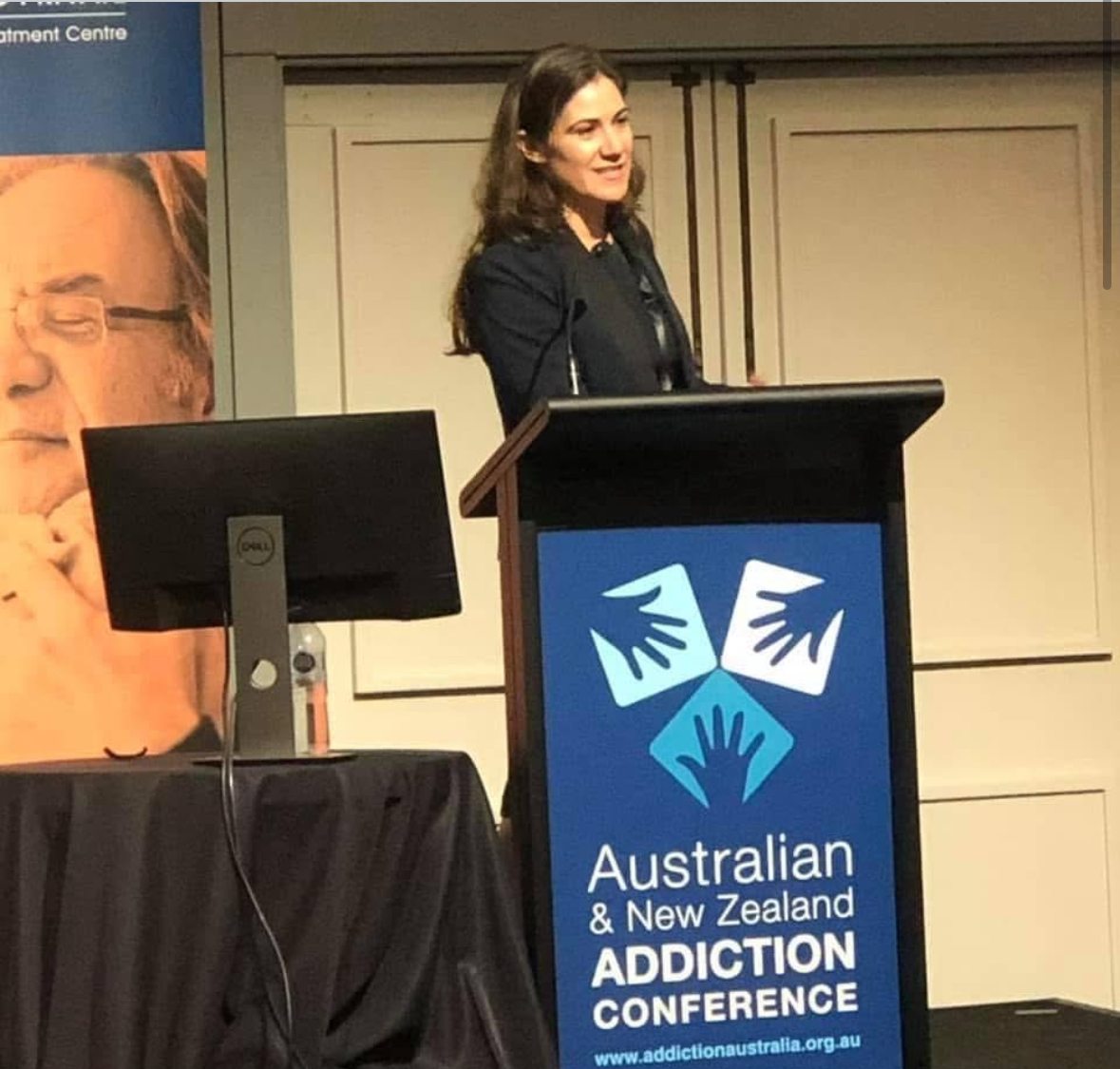 Lisa Cutforth speaking at a conference