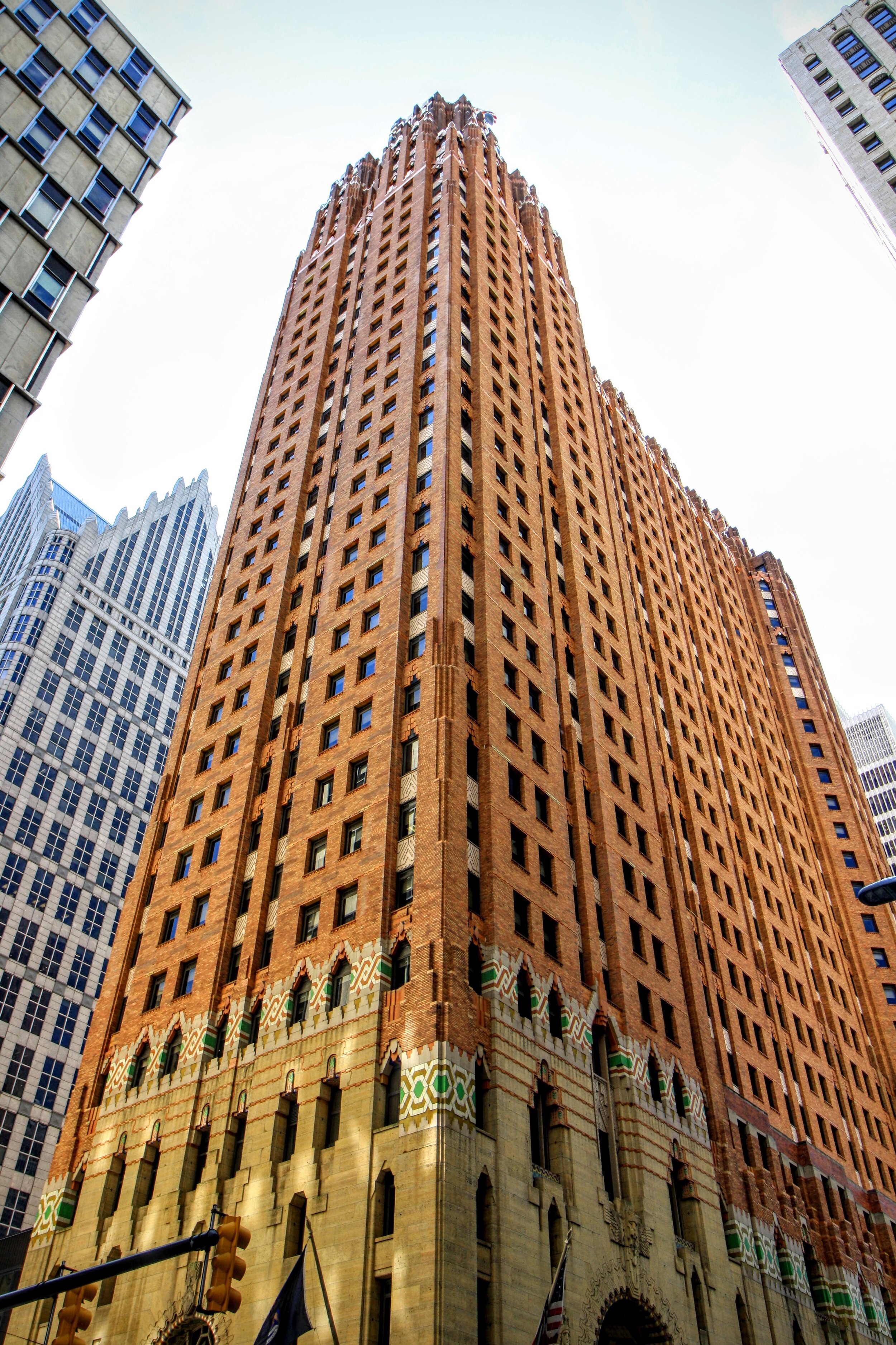 Guardian Building exterior, Detroit's Art Deco landmark in the Financial District