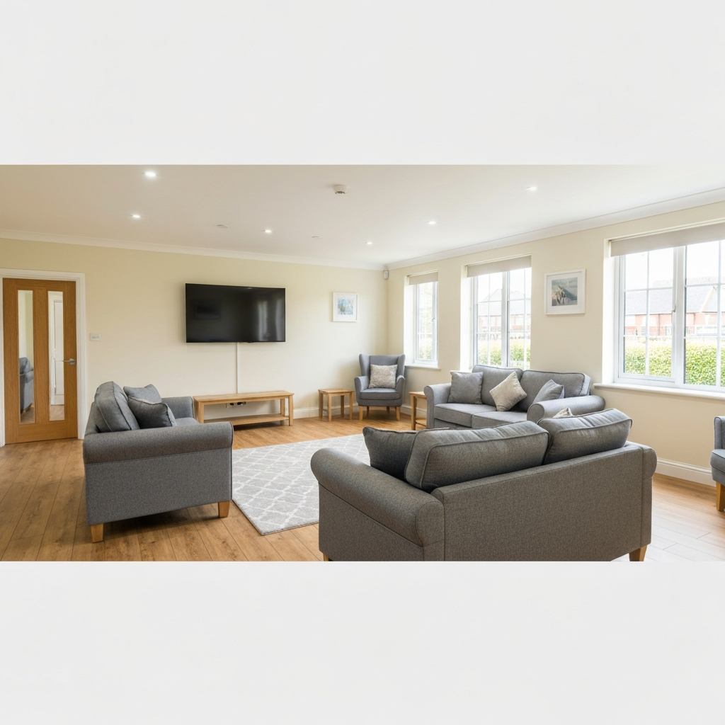 Modern communal living room