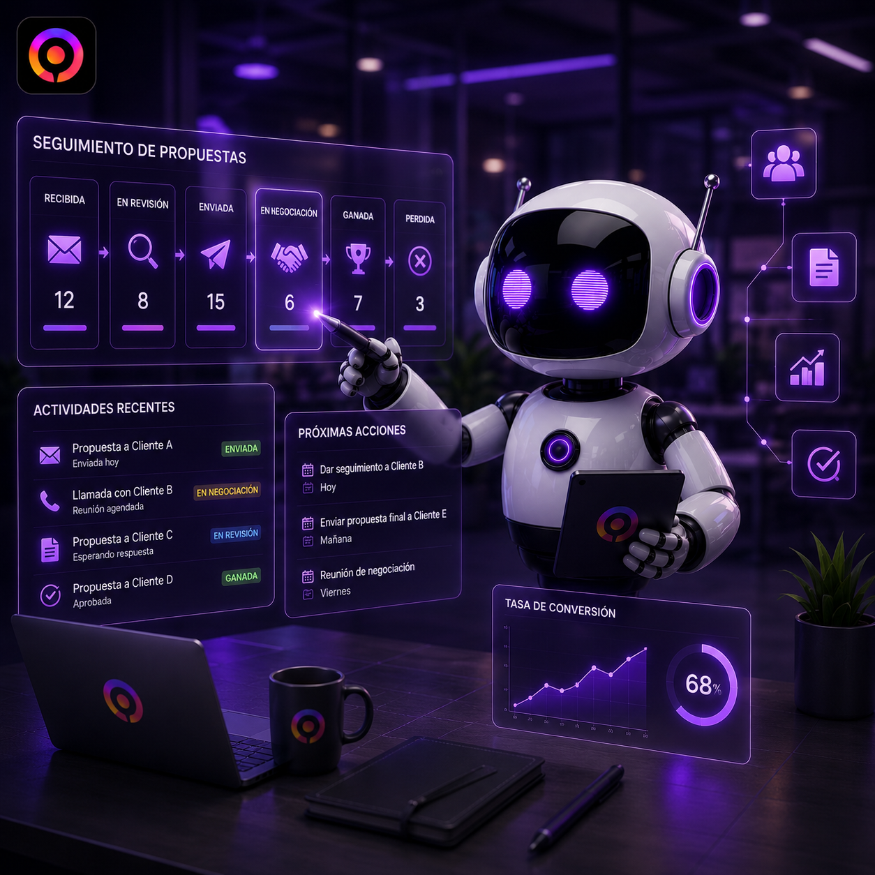 Automatización de seguimiento de propuestas comerciales con CRM