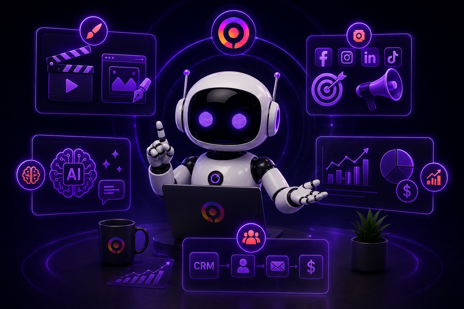 Integración de redes sociales con CRM y automatización para empresas — Neofy