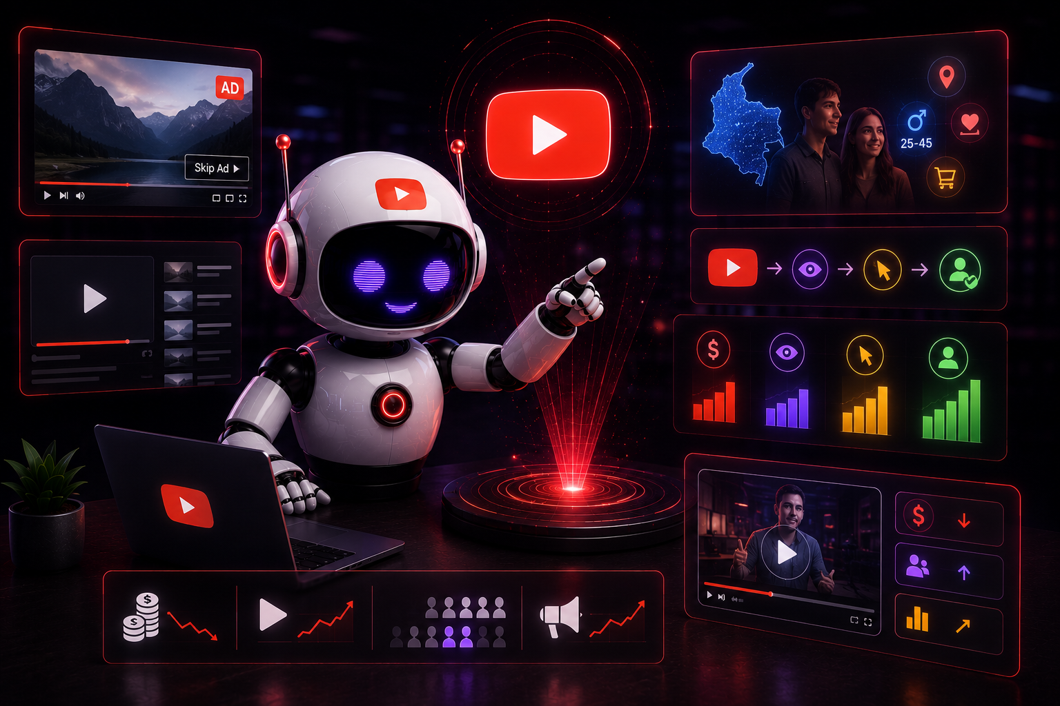 YouTube Ads para empresas en Colombia — Neofy