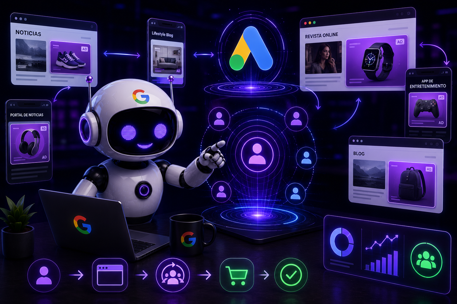 Campañas Google Display y remarketing para empresas colombianas
