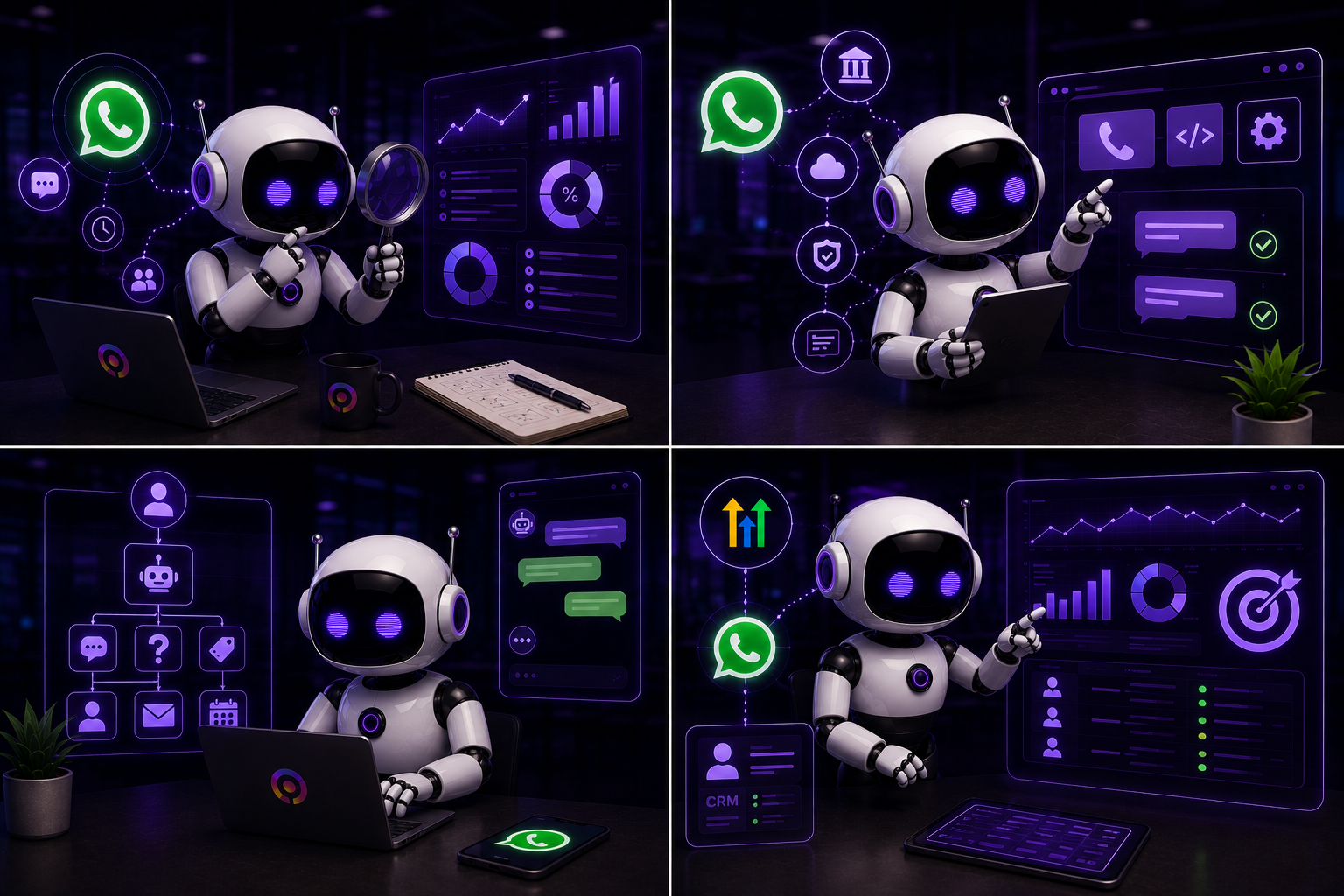 Proceso de implementación de WhatsApp Marketing y API en 4 pasos — Neofy Colombia