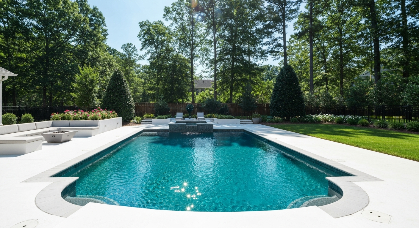 Pool maintenance in Garner
