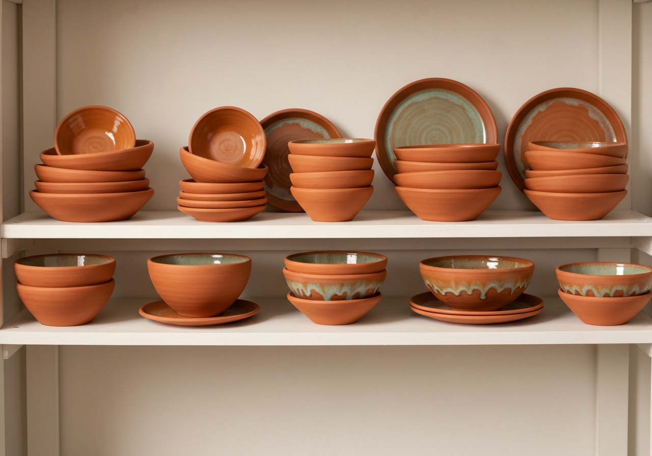 Terracotta bowls