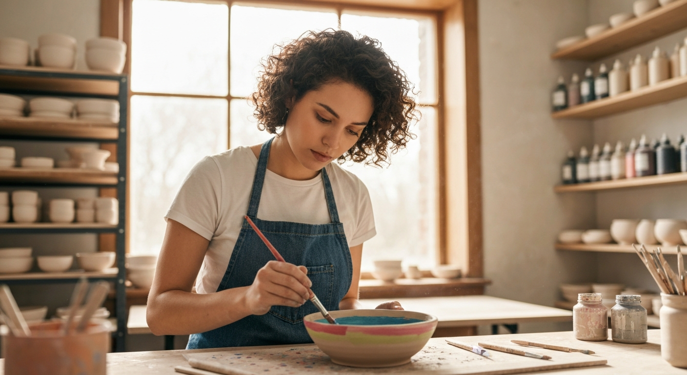Paint With Underglazes