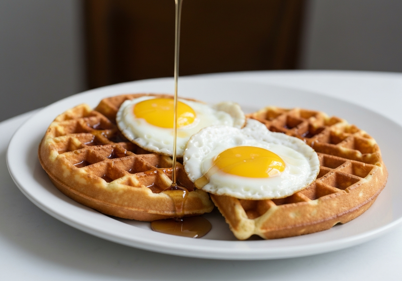 2 Waffles/2 Eggs