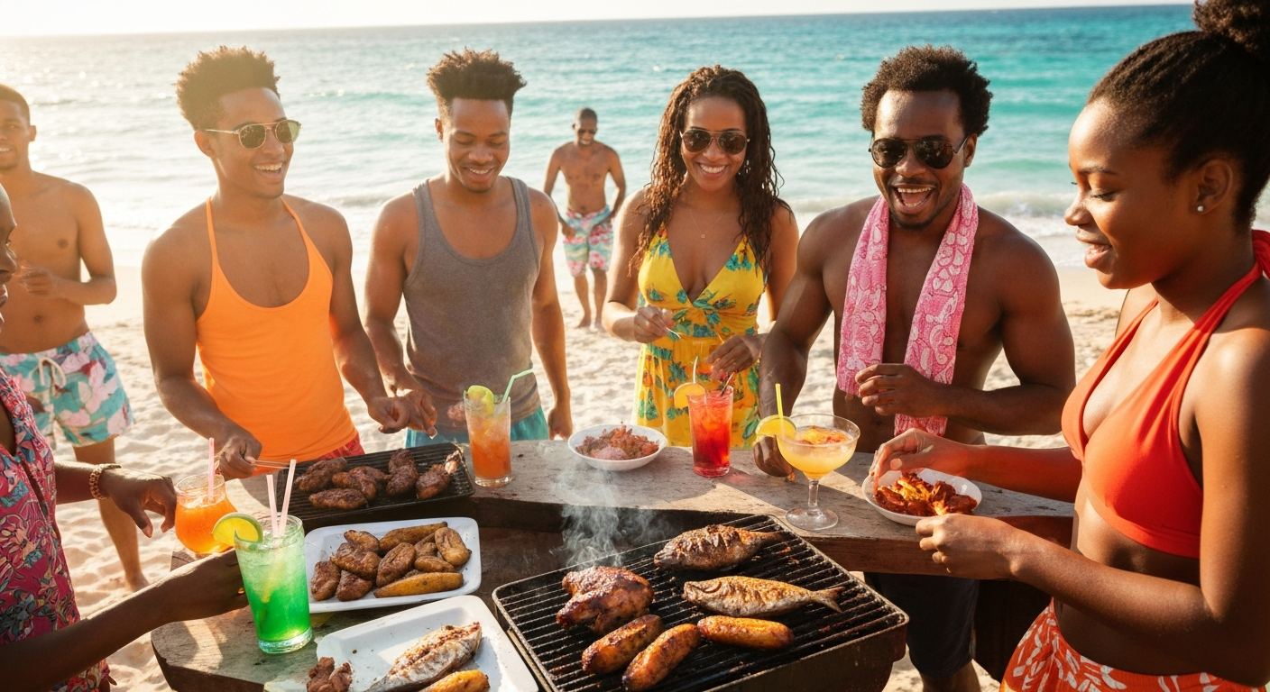 Barbecue Beach Party Sunday