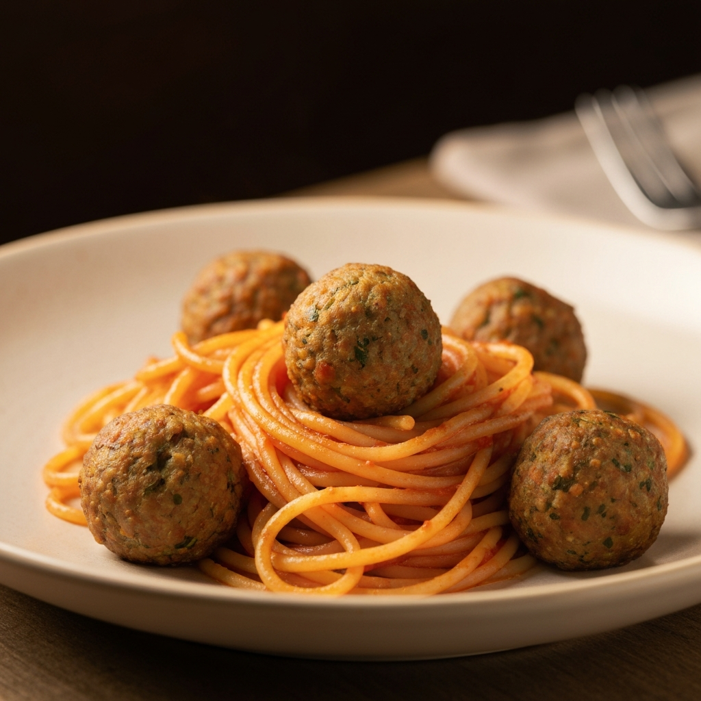 Spaghetti & Veg Meatballs