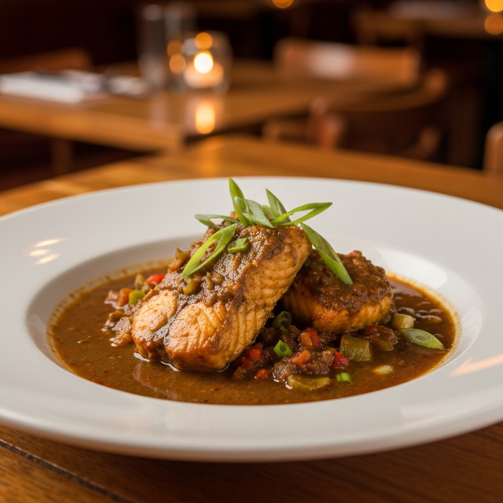 Brown Stew Fish