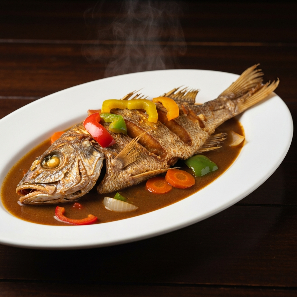 Brown Stew Fish