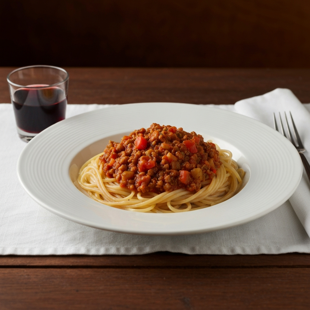 Spaghetti & Vegie Meat