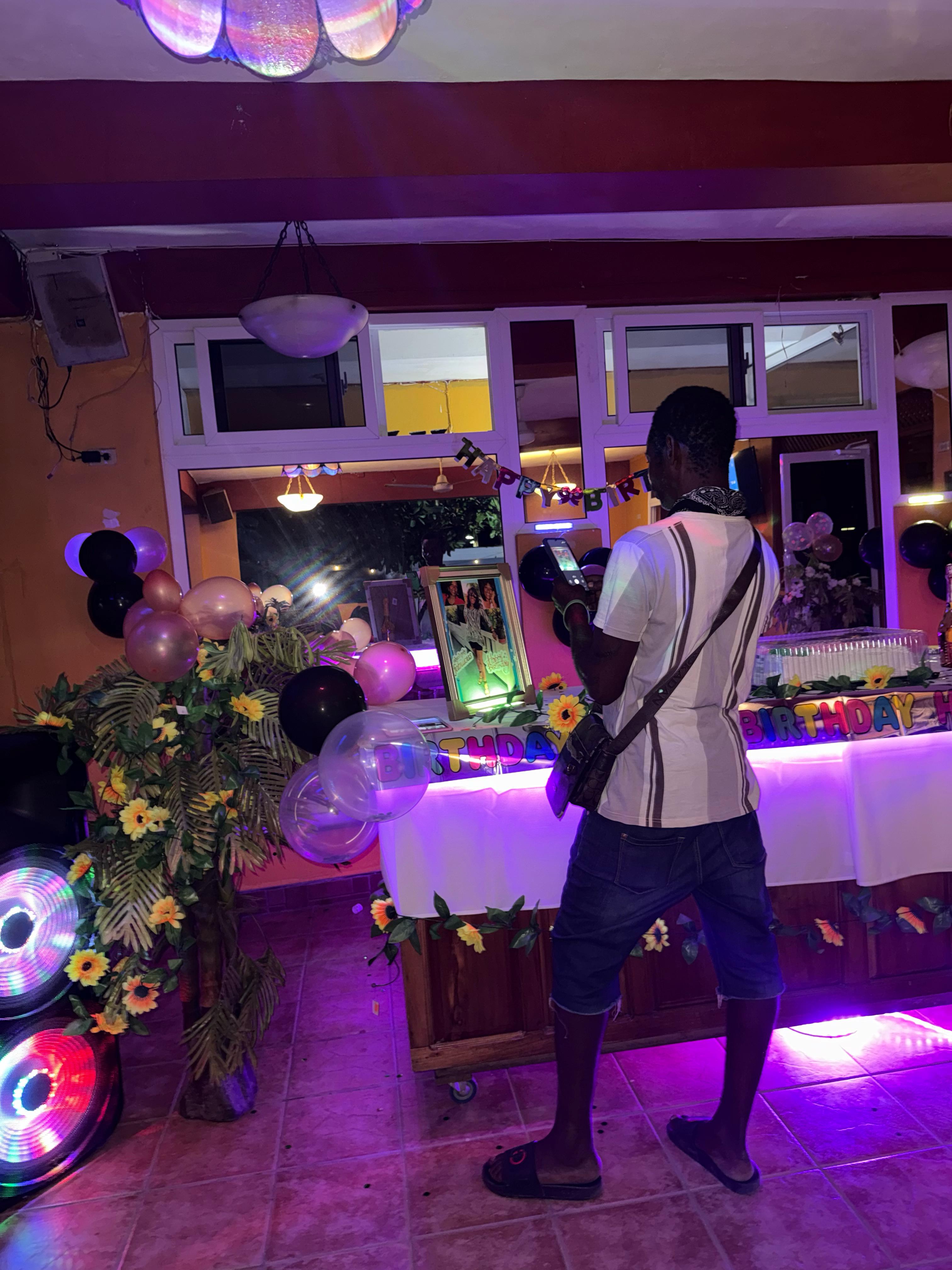Birthday Celebration Setup