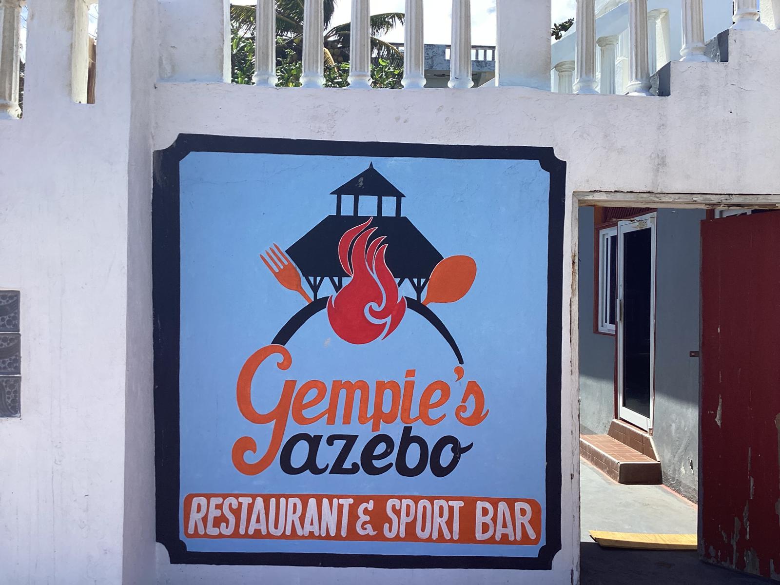 Gempie's Gazebo Sign