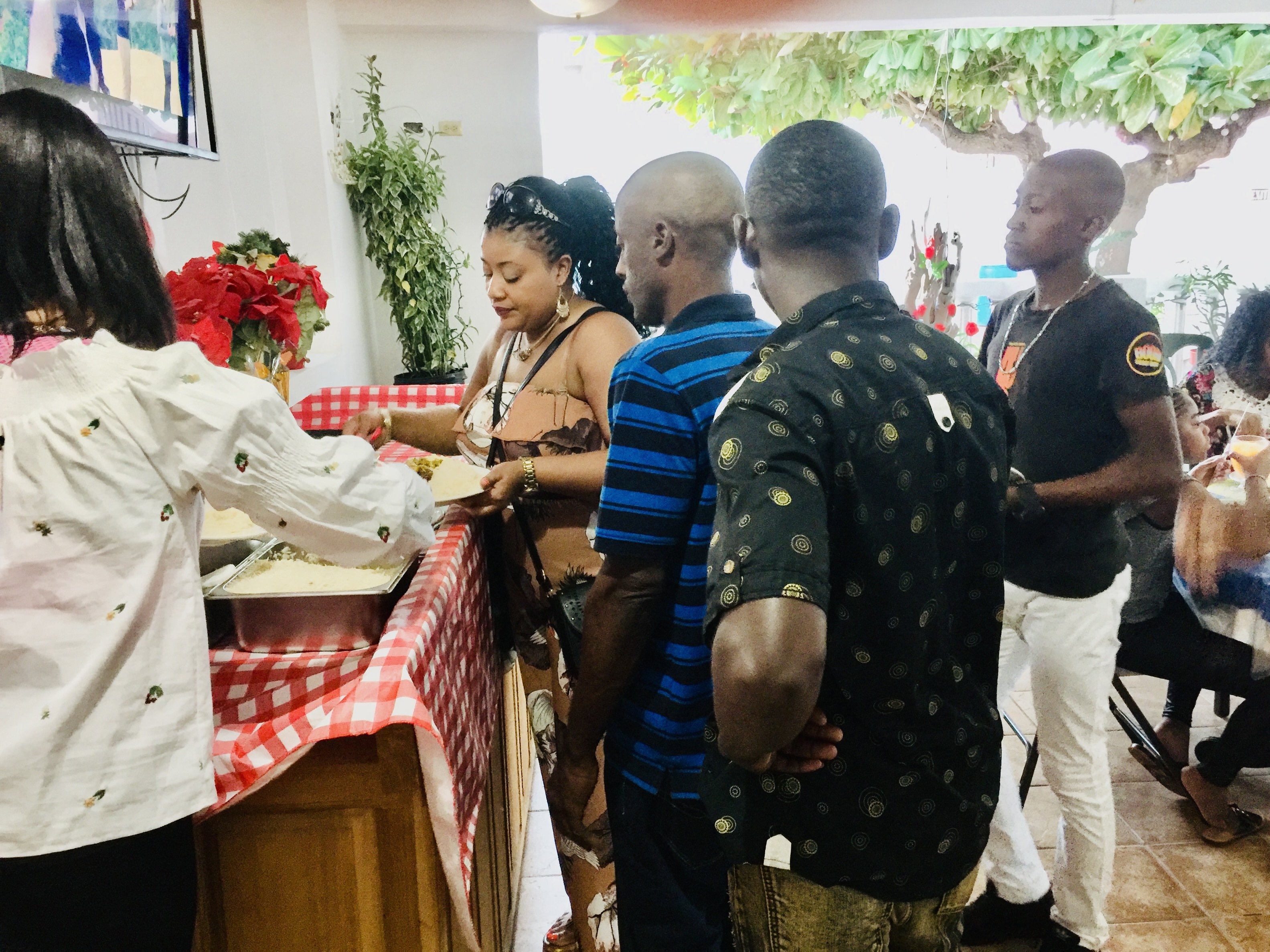 Professional Jamaican catering event setup by Gempie's Gazebo