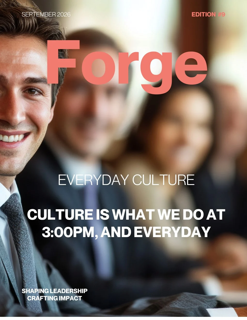 FORGE September 2026 cover — Everyday Culture