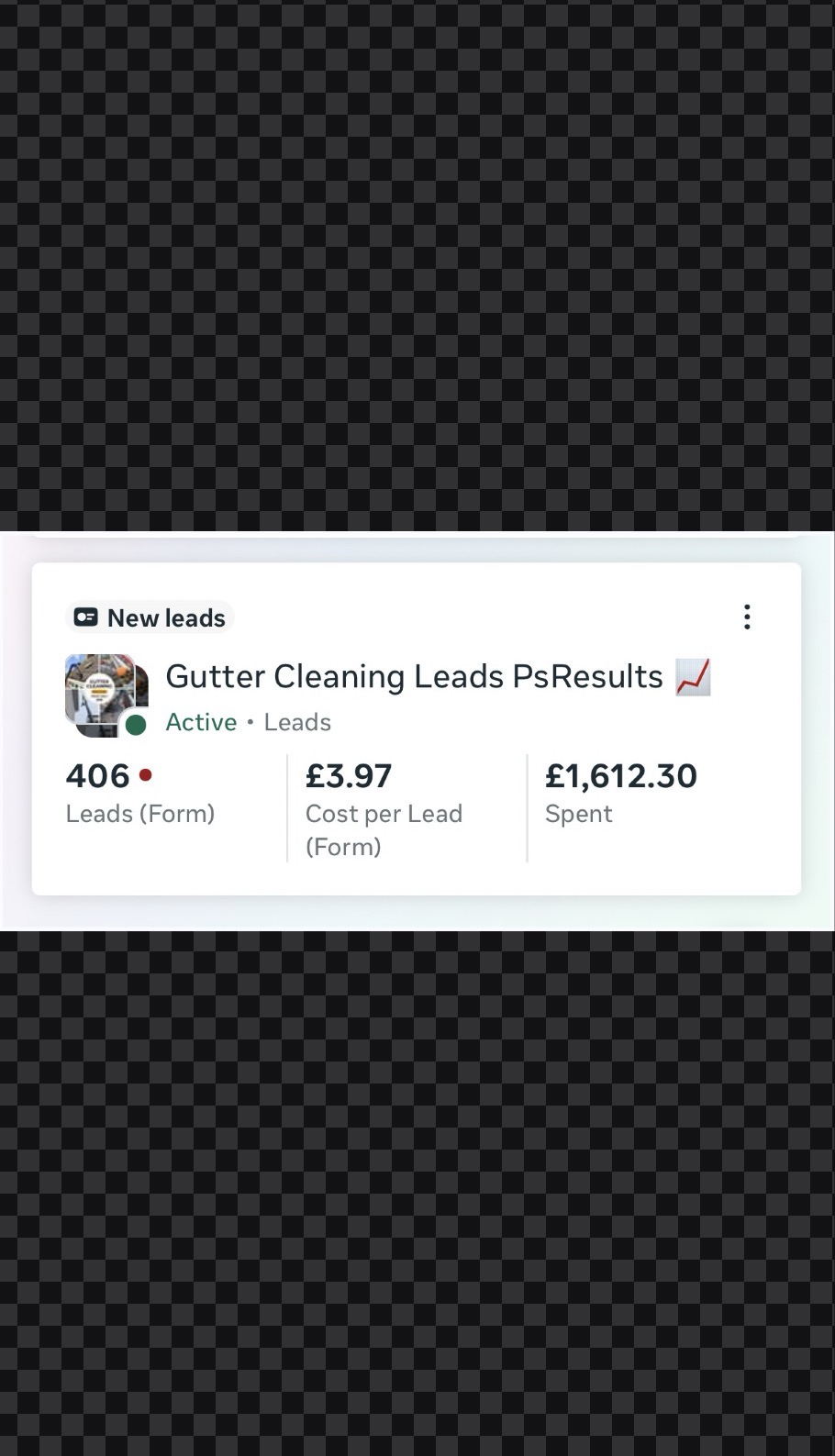 Performance marketing lead generation results and ROI screenshot 3 for service business