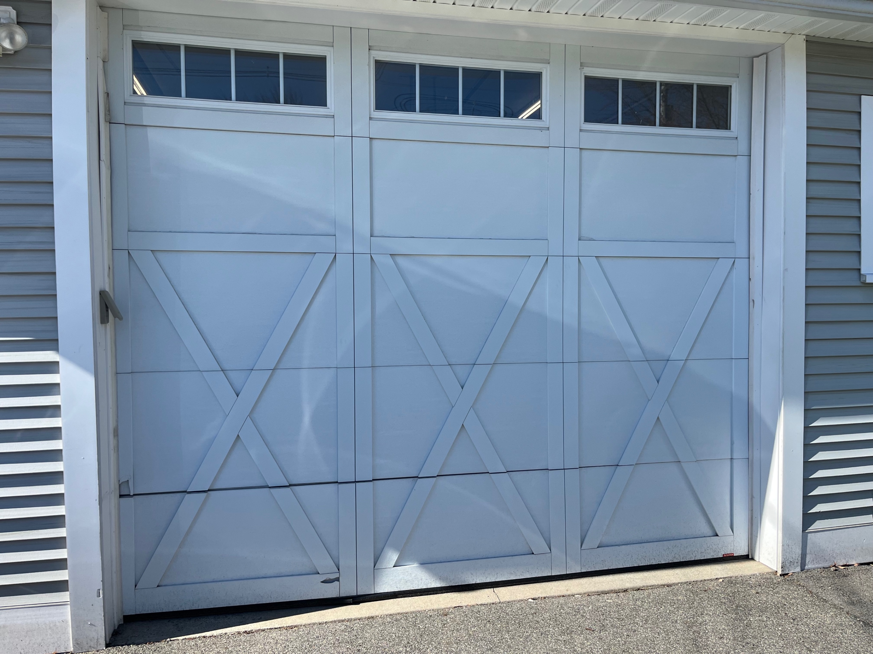 Completed garage door project 24