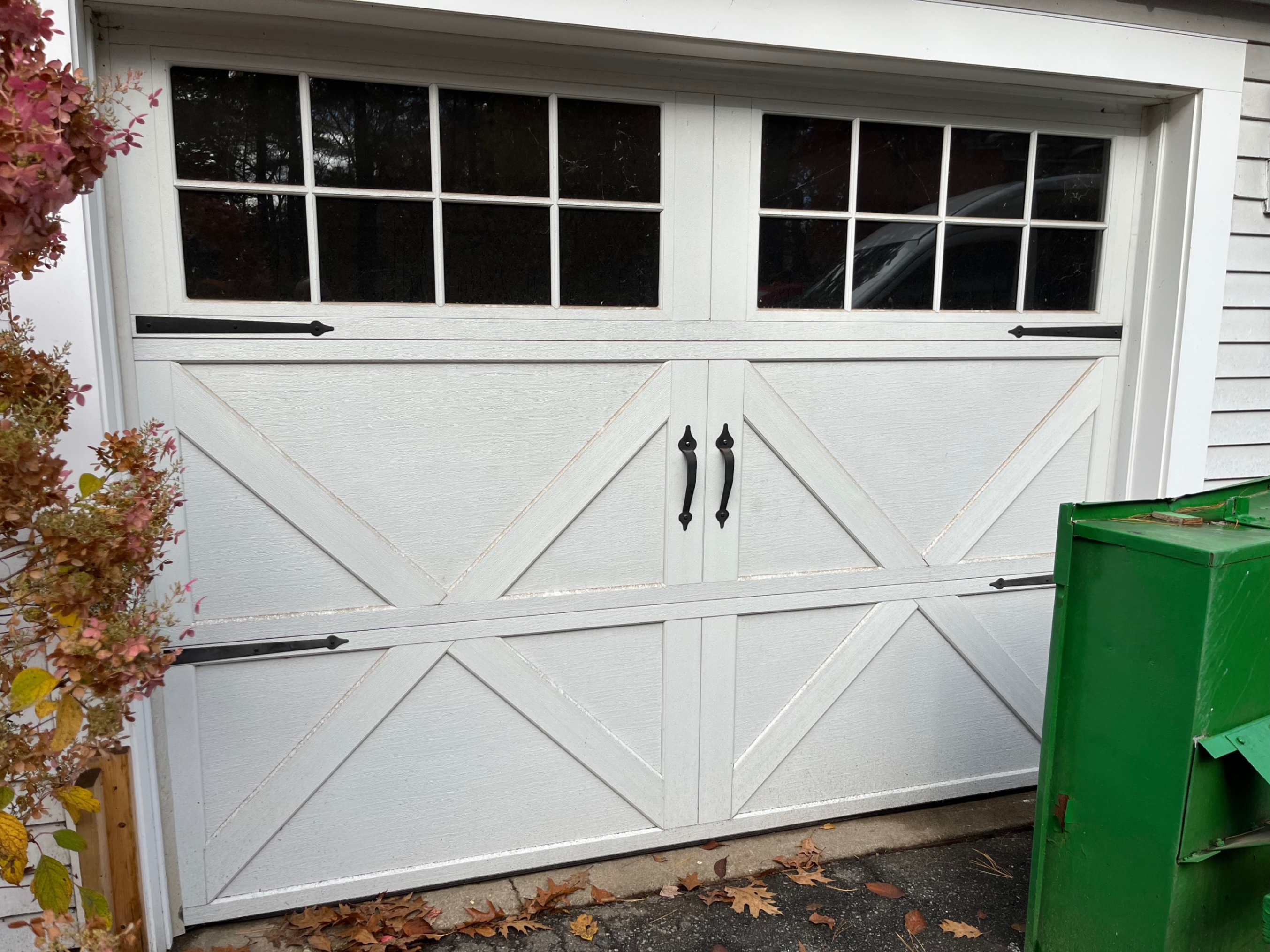 Completed garage door project 15
