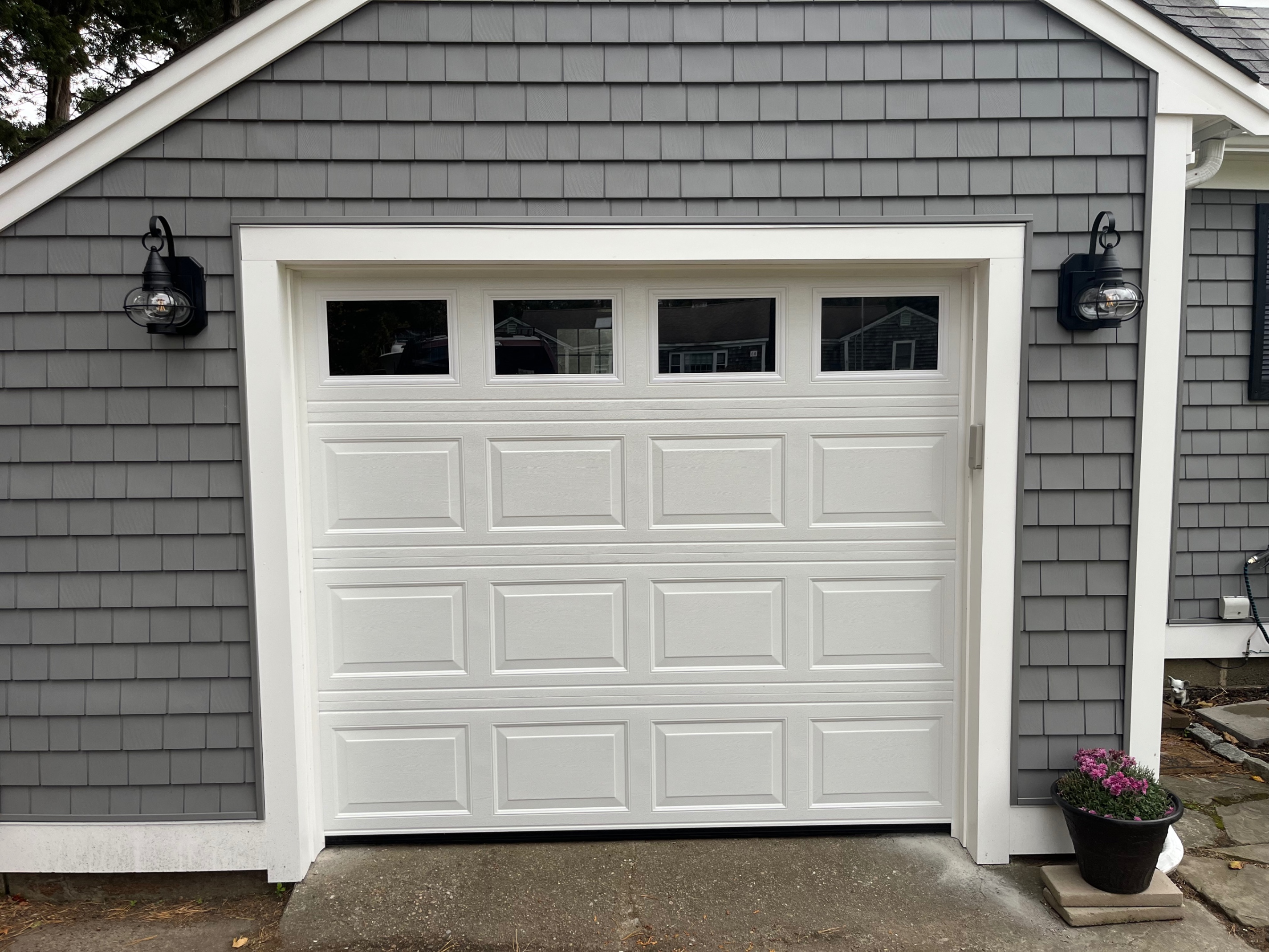 Completed garage door project 14