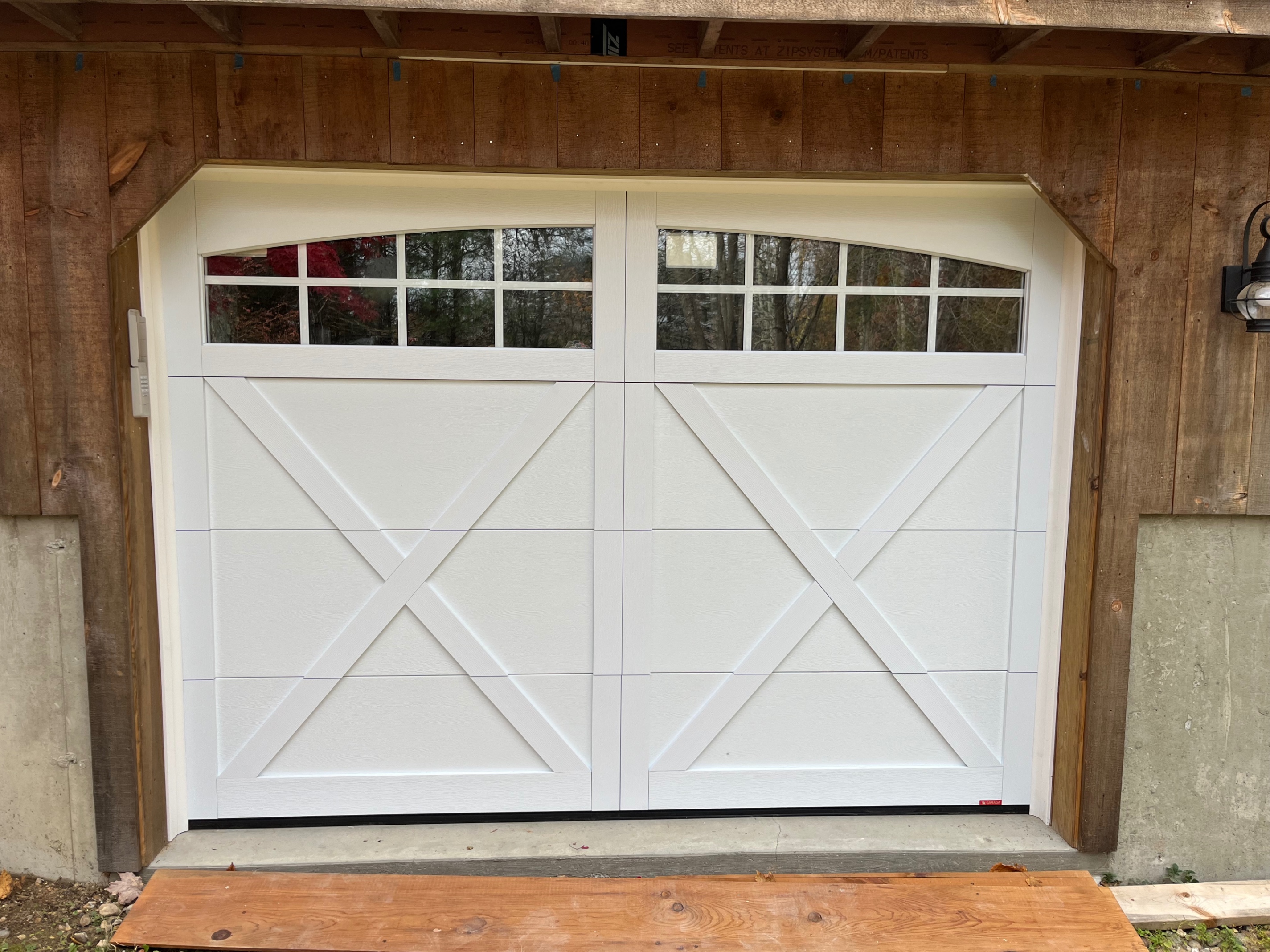 Completed garage door project 16