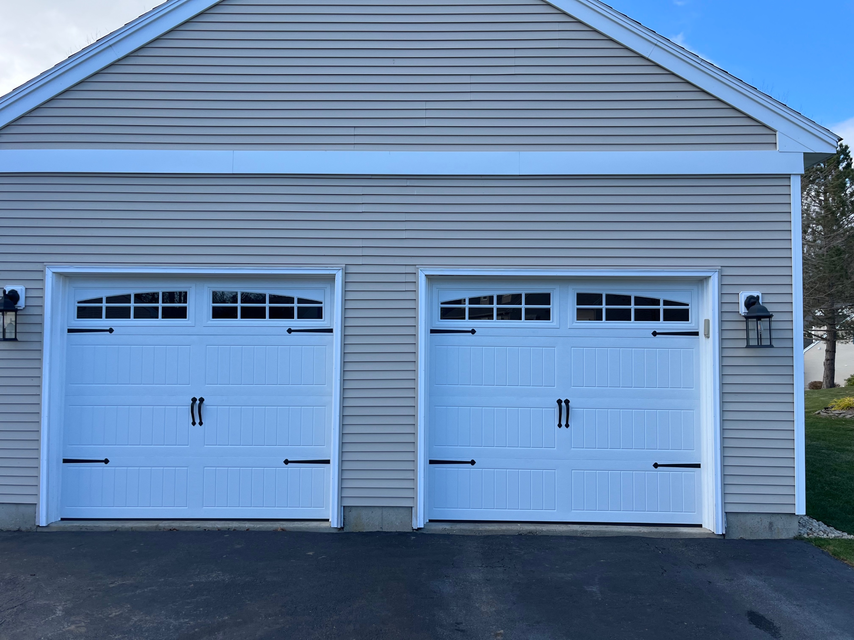 Completed garage door project 9