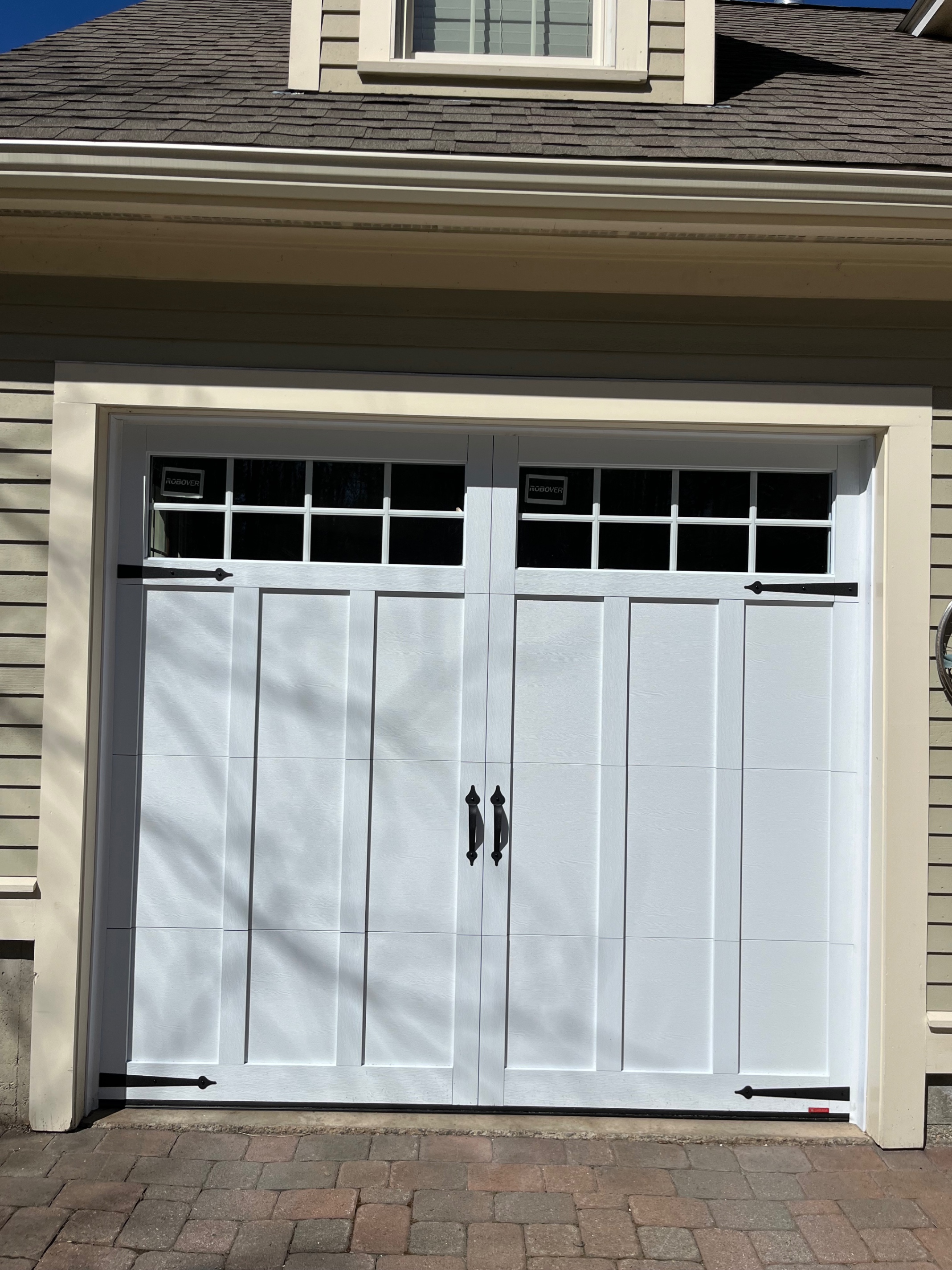 Completed garage door project 7