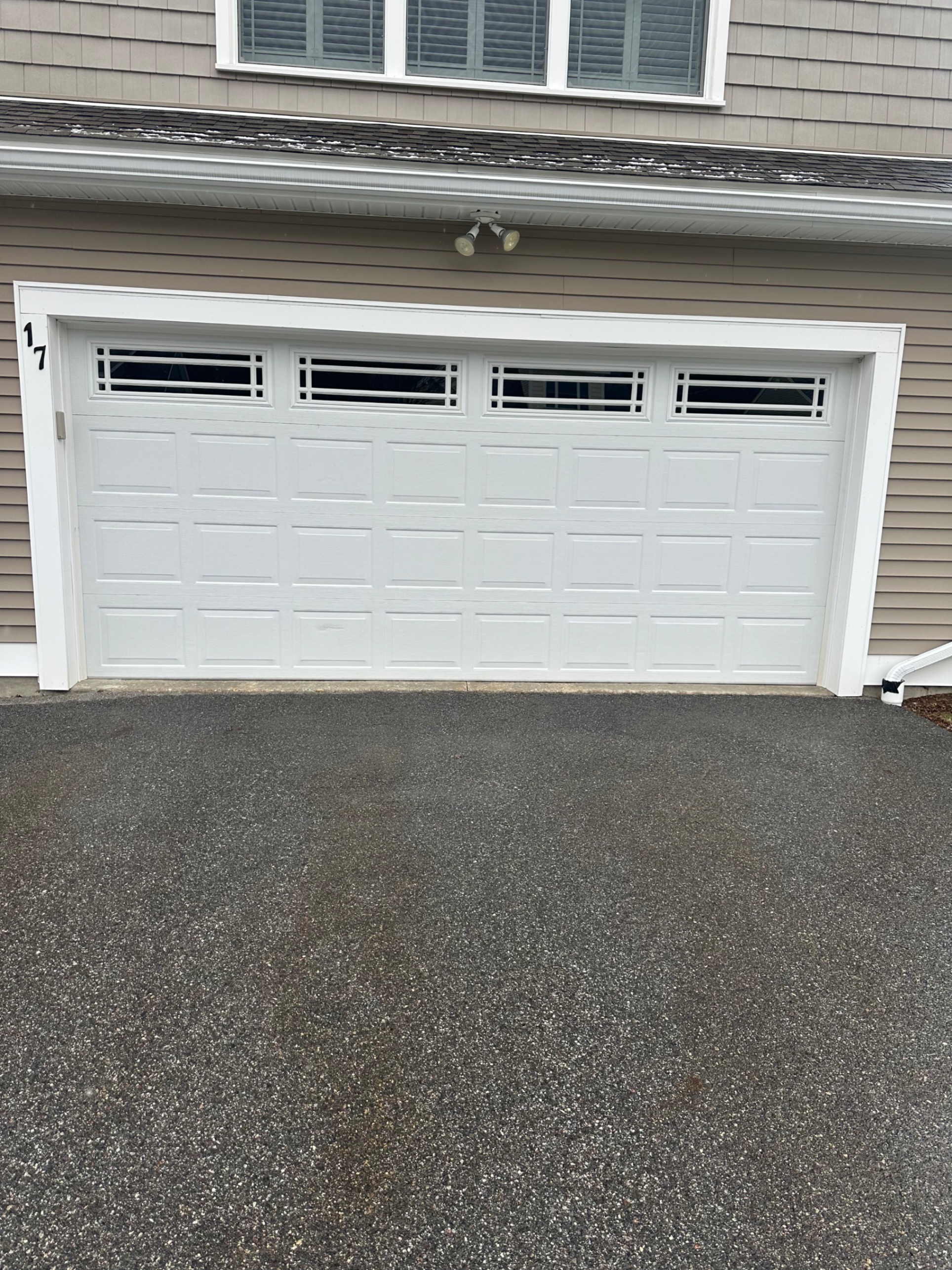 Completed garage door project 6