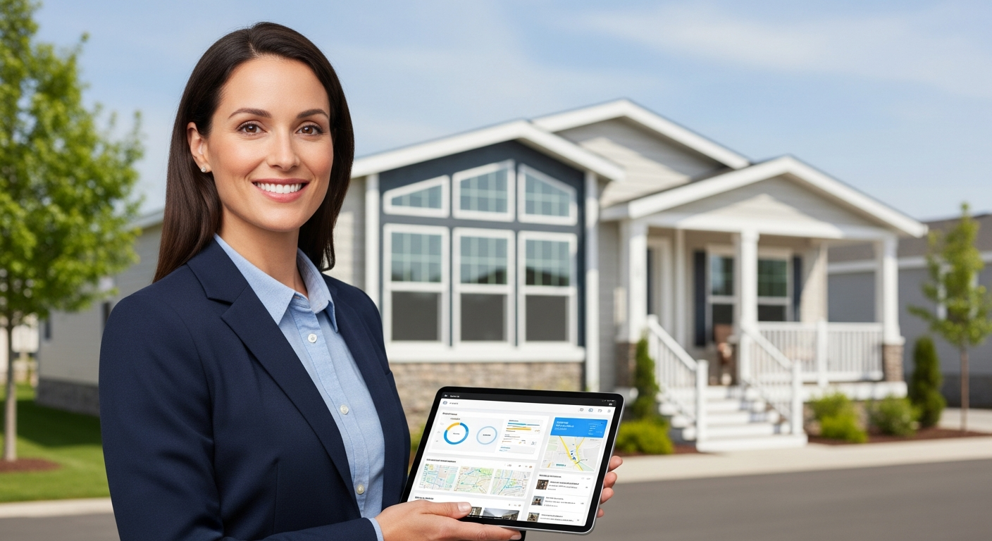 Real estate professional using AQUAPIO
