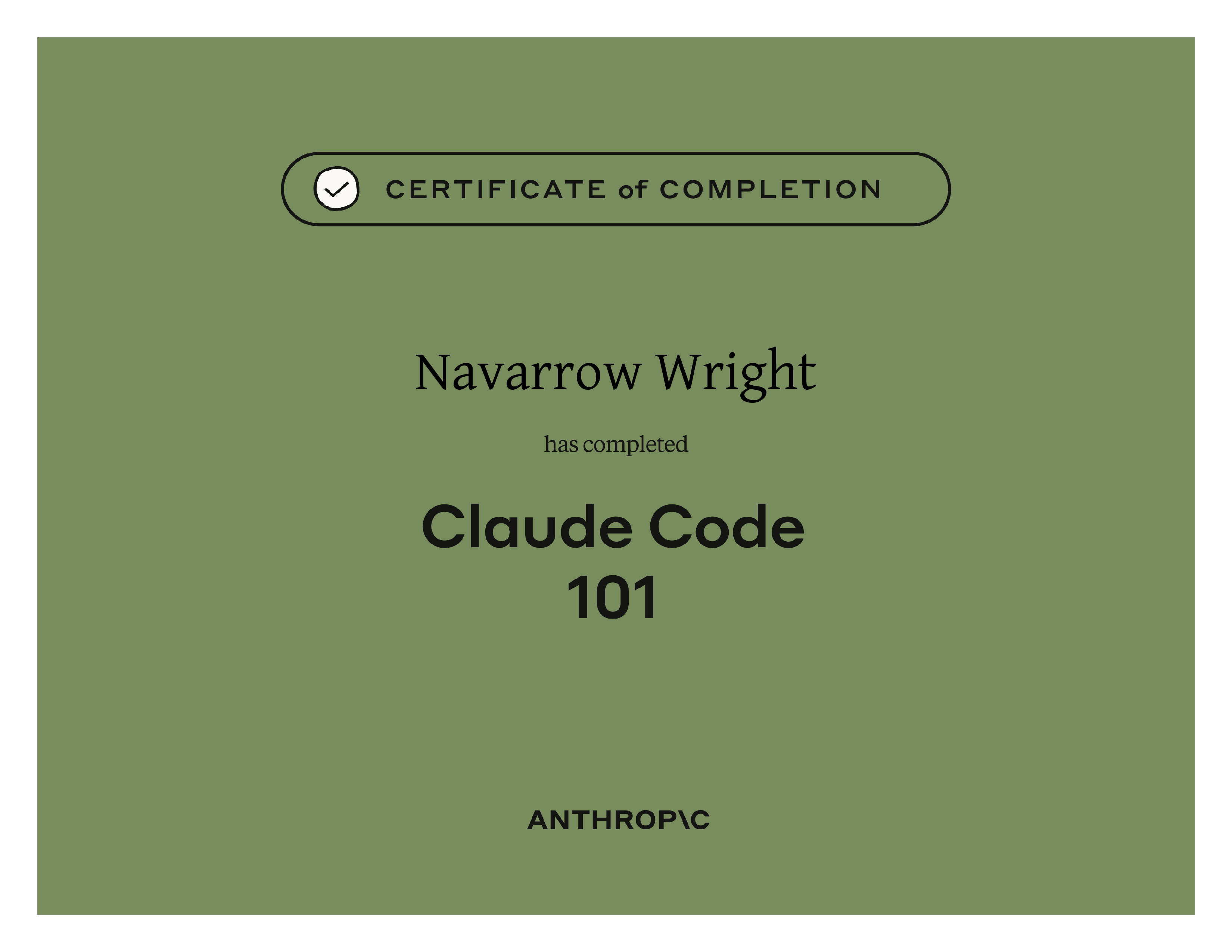 Certificate 3